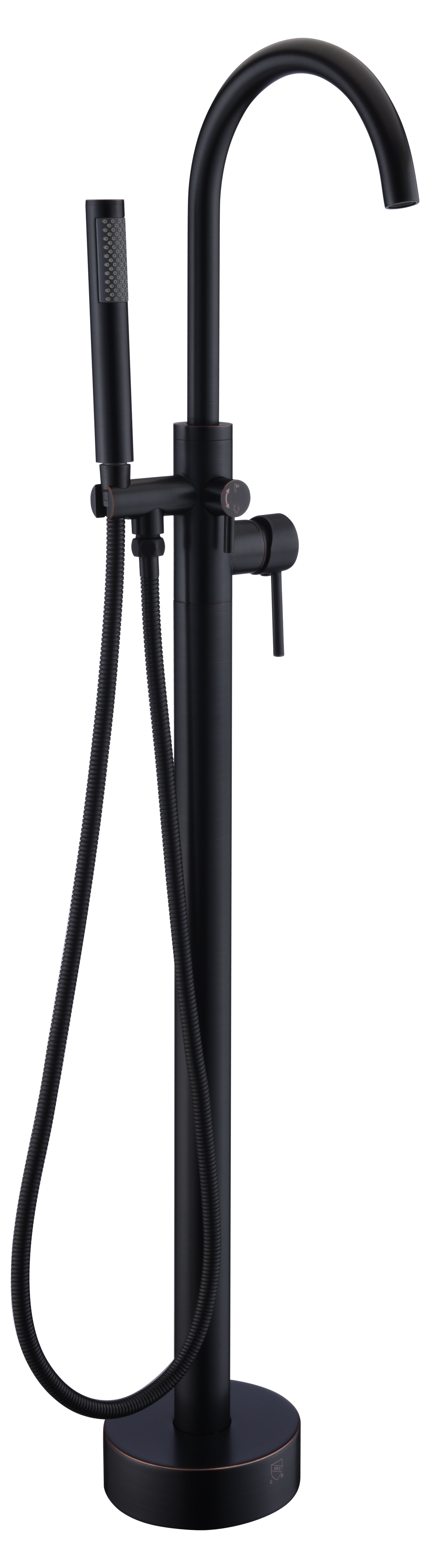 ANZZI  Coral Series 2-Handle Freestanding Claw Foot Tub Faucet with Hand Shower ANZZI