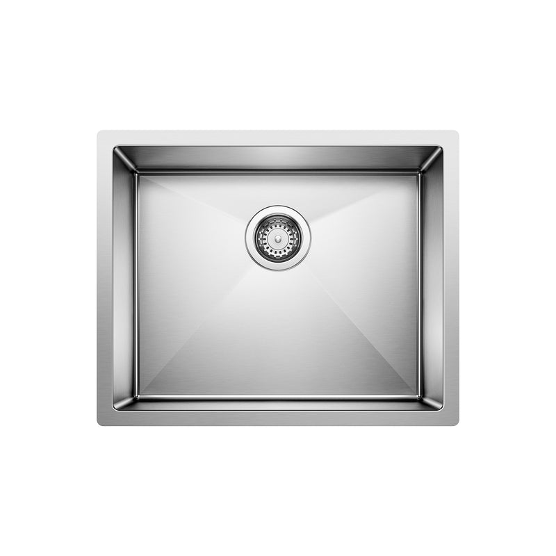 Blanco Precision R10 22" Single Bowl Undermount Stainless Steel Kitchen Sink Blanco