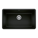 Blanco Precis SILGRANIT 30" Single Bowl Undermount Kitchen Sink Blanco