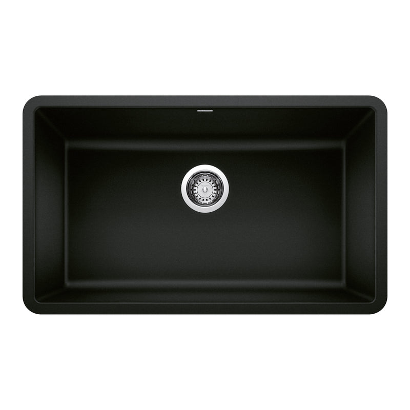 Blanco Precis SILGRANIT 30" Single Bowl Undermount Kitchen Sink Blanco