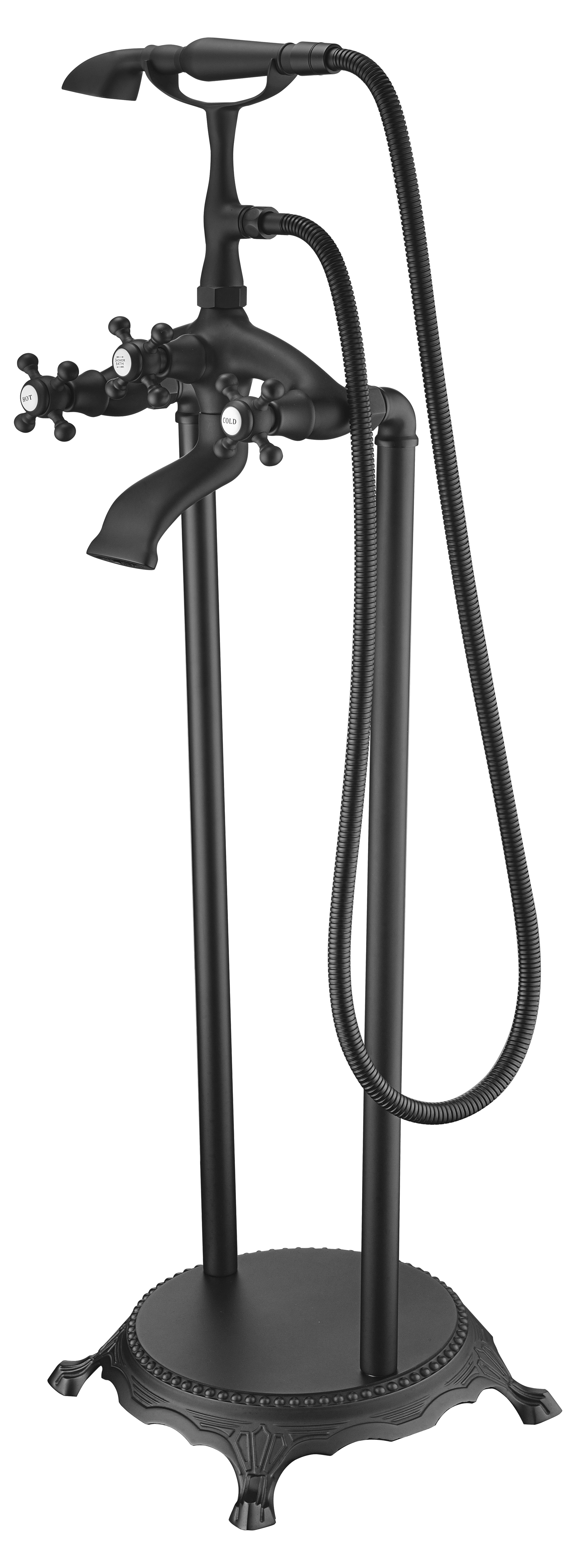 ANZZI  Tugela 3-Handle Claw Foot Tub Faucet with Hand Shower ANZZI