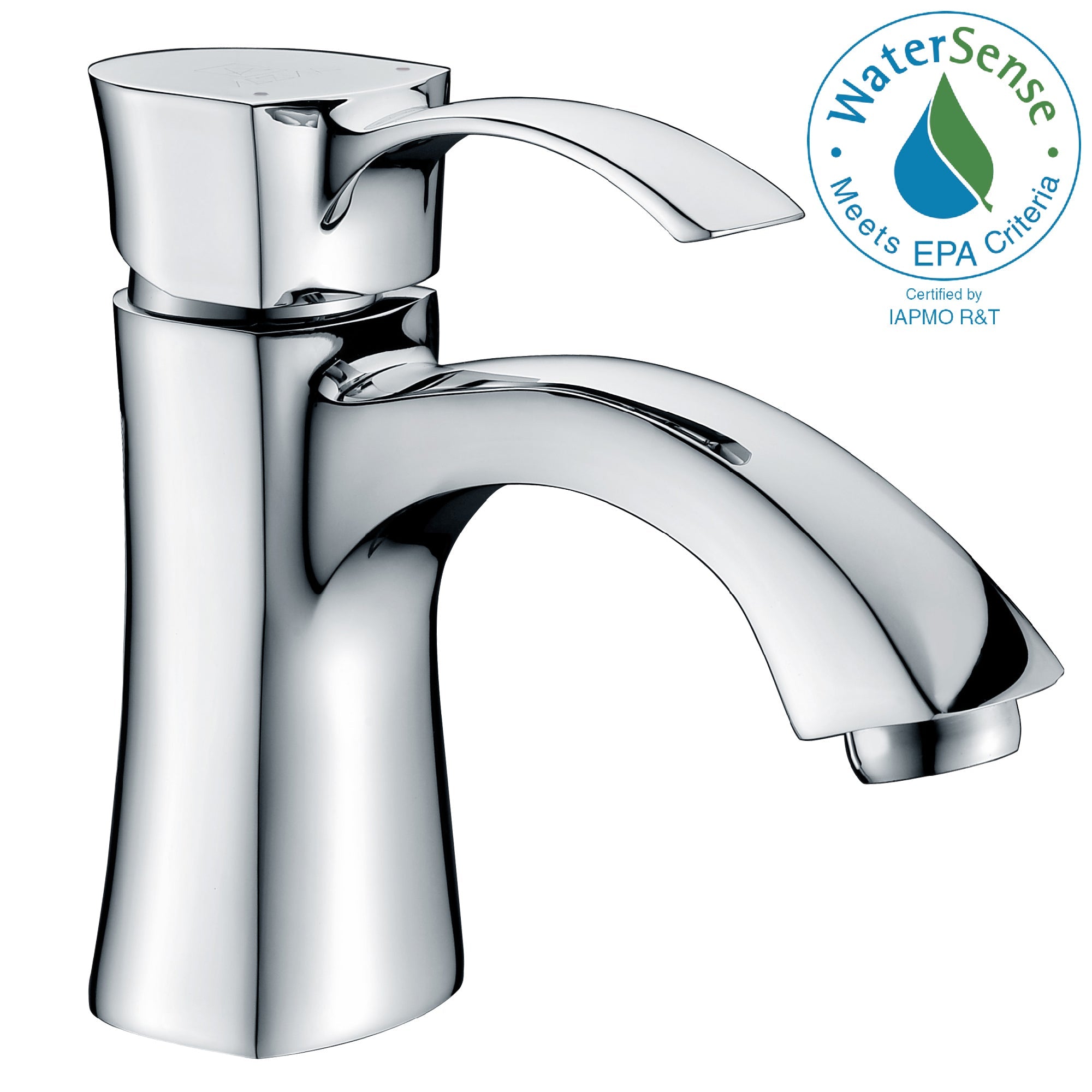 ANZZI Alto Series Single Hole Single-Handle Mid-Arc Bathroom Faucet ANZZI