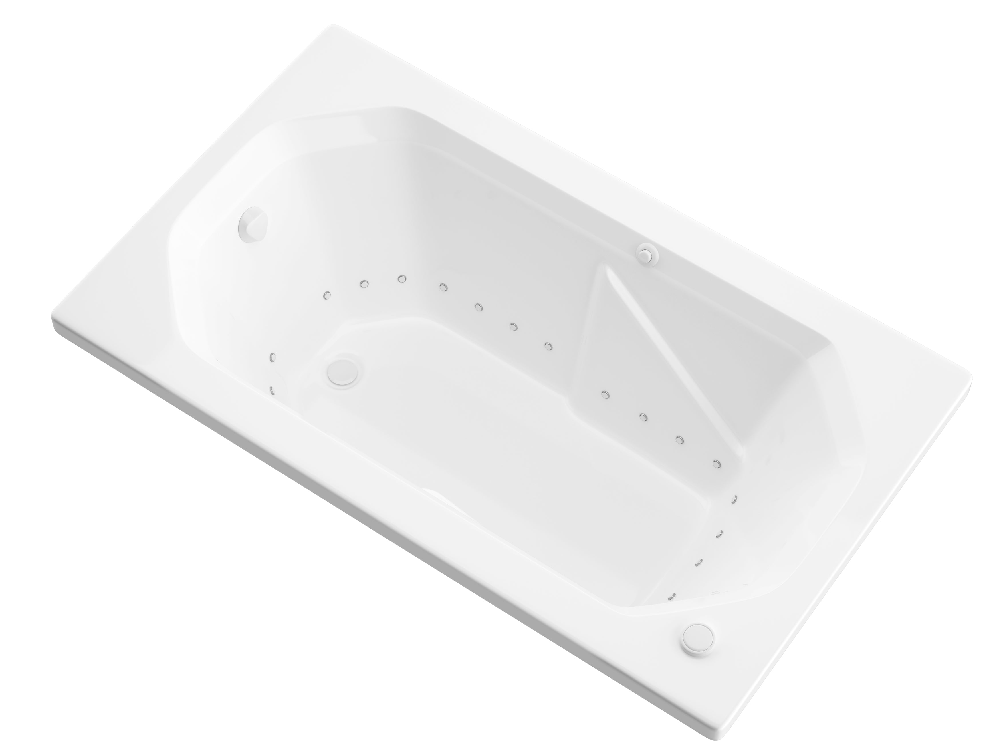 Quatrus R0 Single Bowl ADA Kitchen Sink Blanco