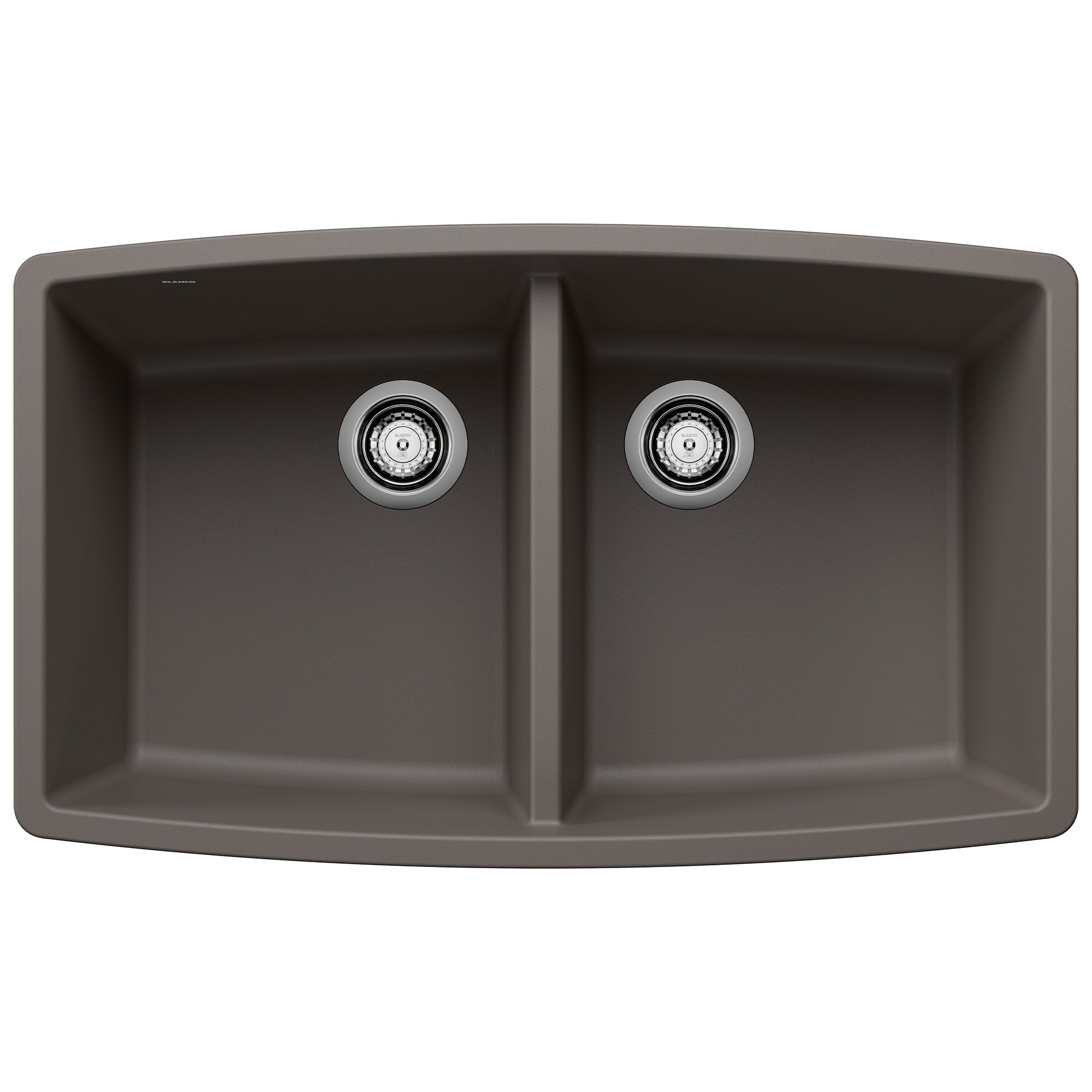 Blanco Performa SILGRANIT 33" 50/50 Double Bowl Undermount Kitchen Sink Blanco