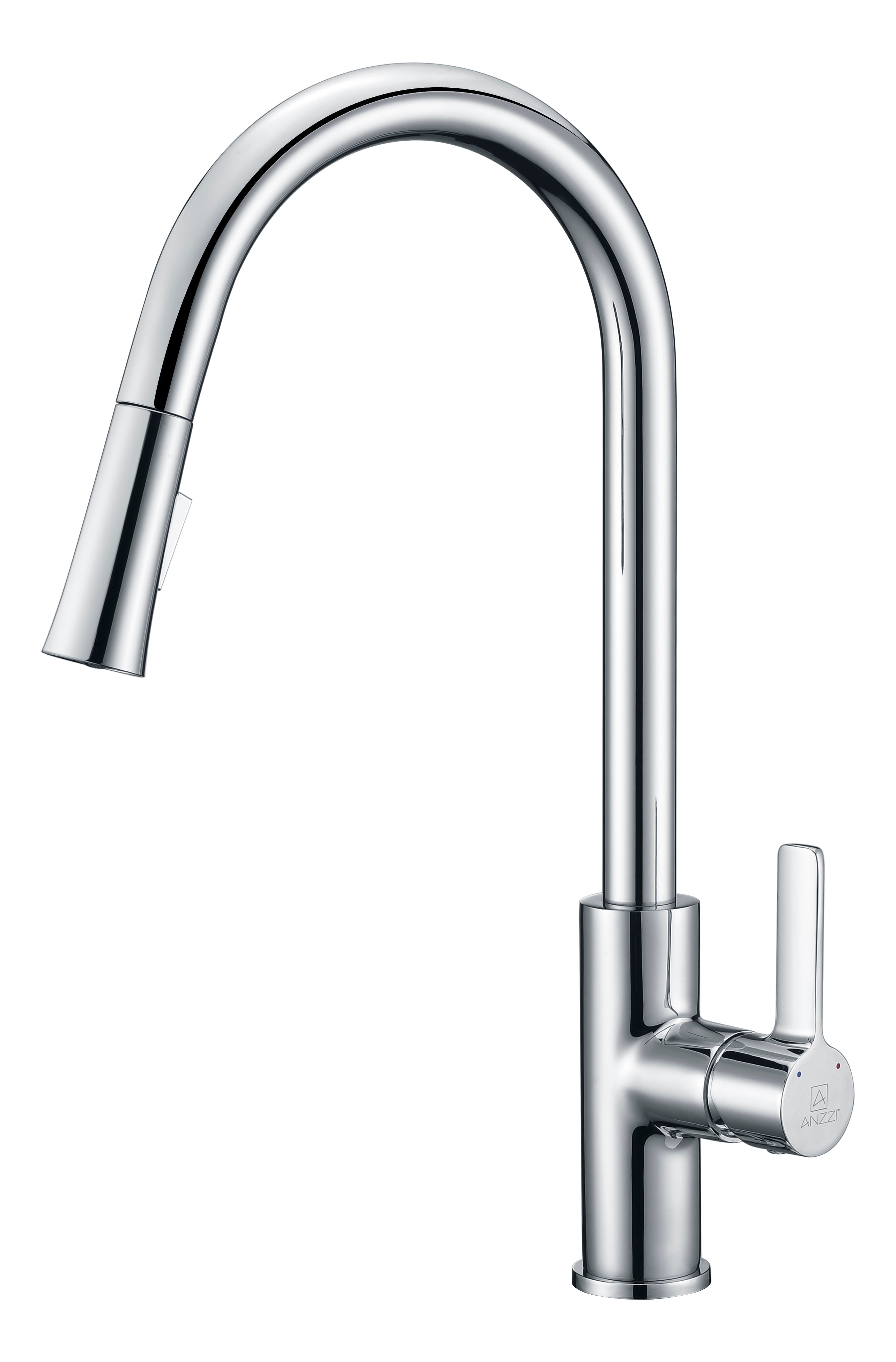 ANZZI  Serena Single Handle Pull-Down Sprayer Kitchen Faucet ANZZI