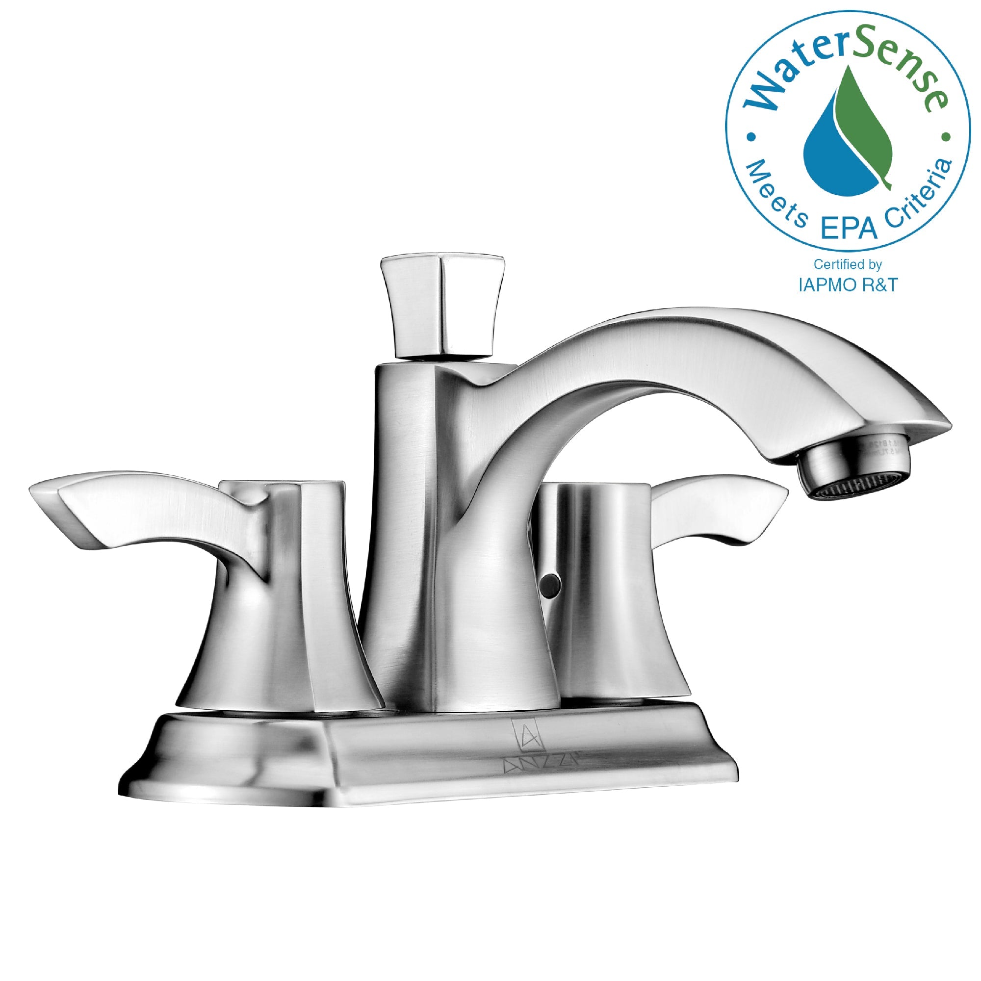 ANZZI  Vista Series 4 in. Centerset 2-Handle Mid-Arc Bathroom Faucet ANZZI