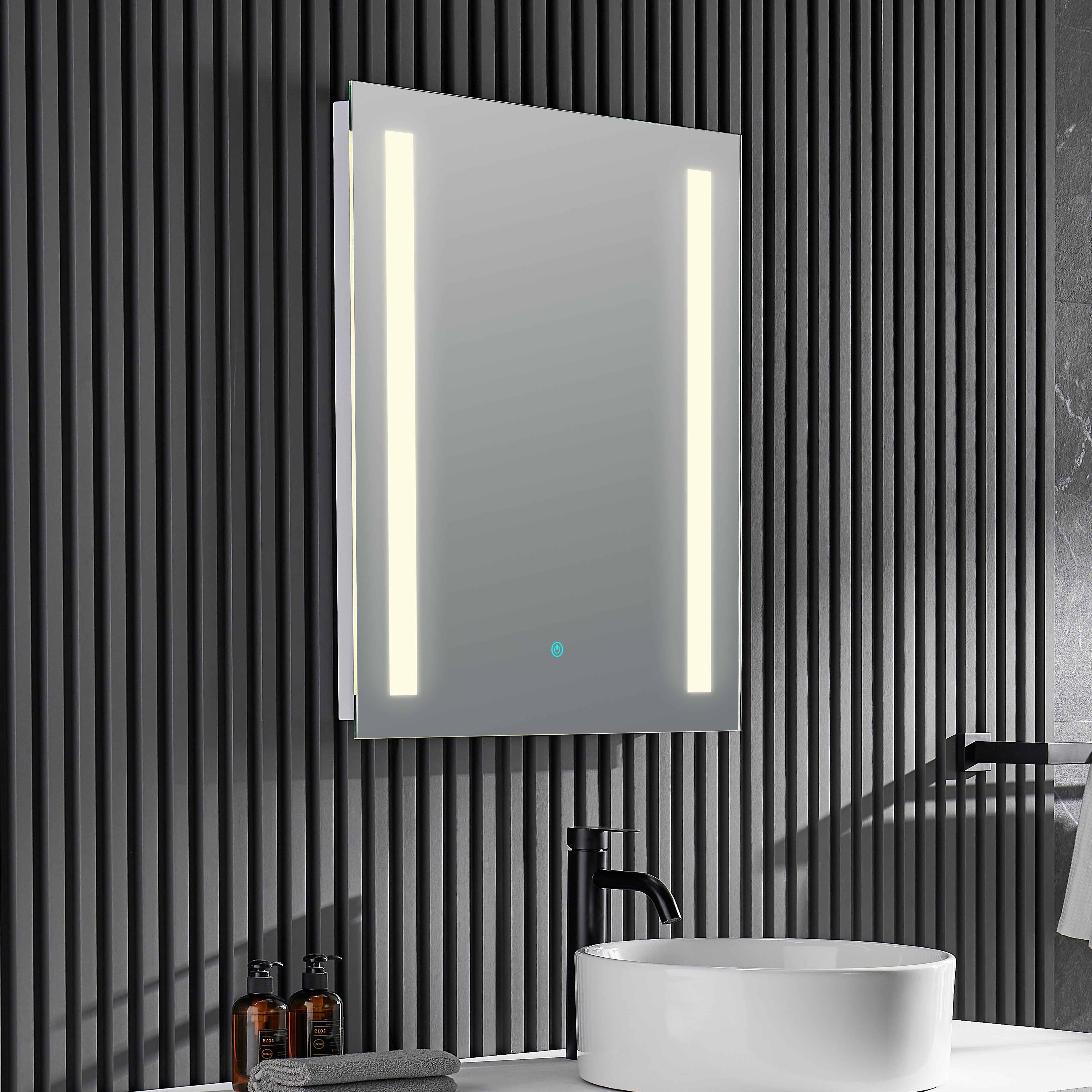 ANZZI  Mantra 30 in. x 24 in. Frameless LED Bathroom Mirror ANZZI