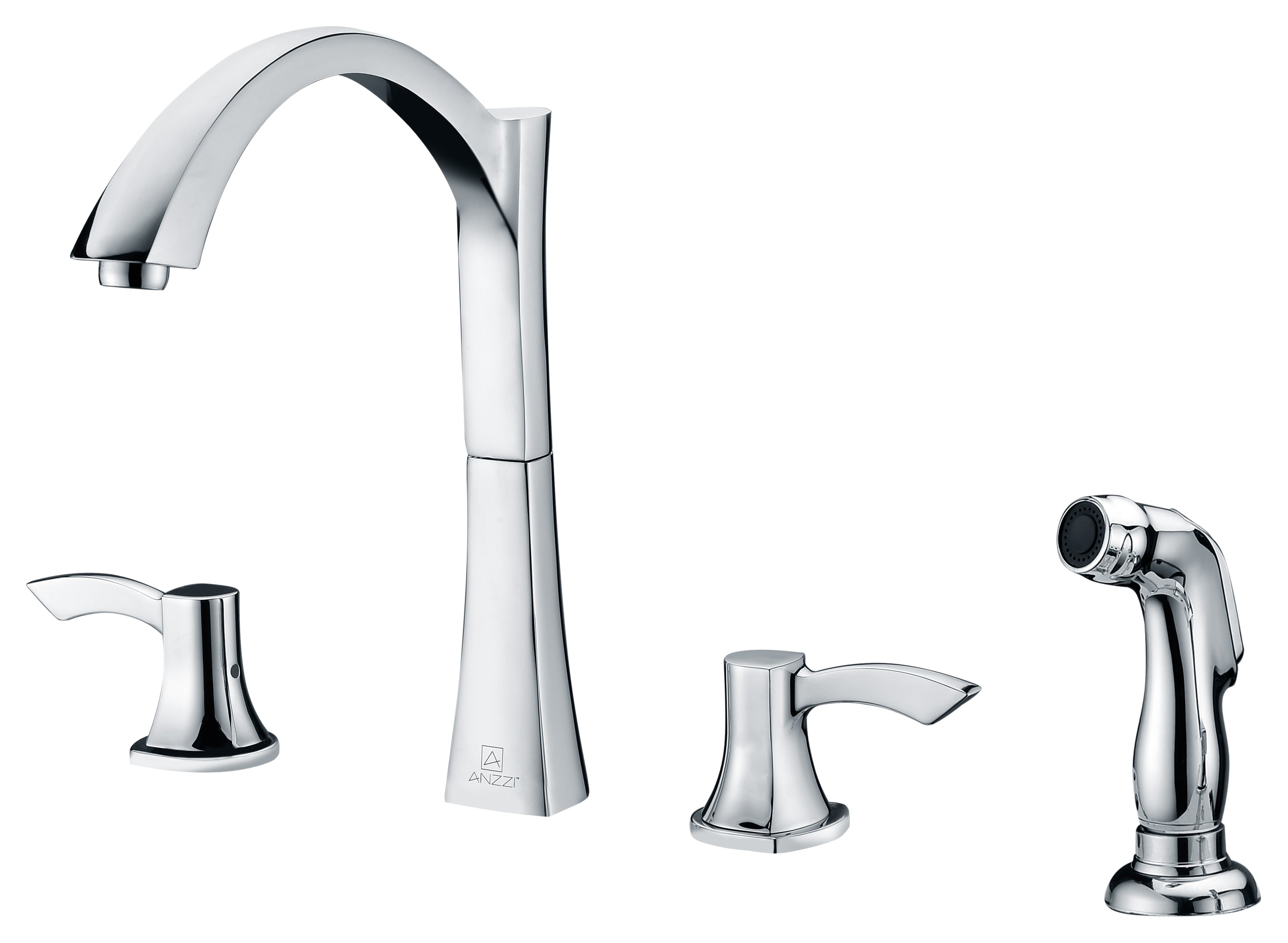ANZZI  Soave Series 2-Handle Standard Kitchen Faucet ANZZI