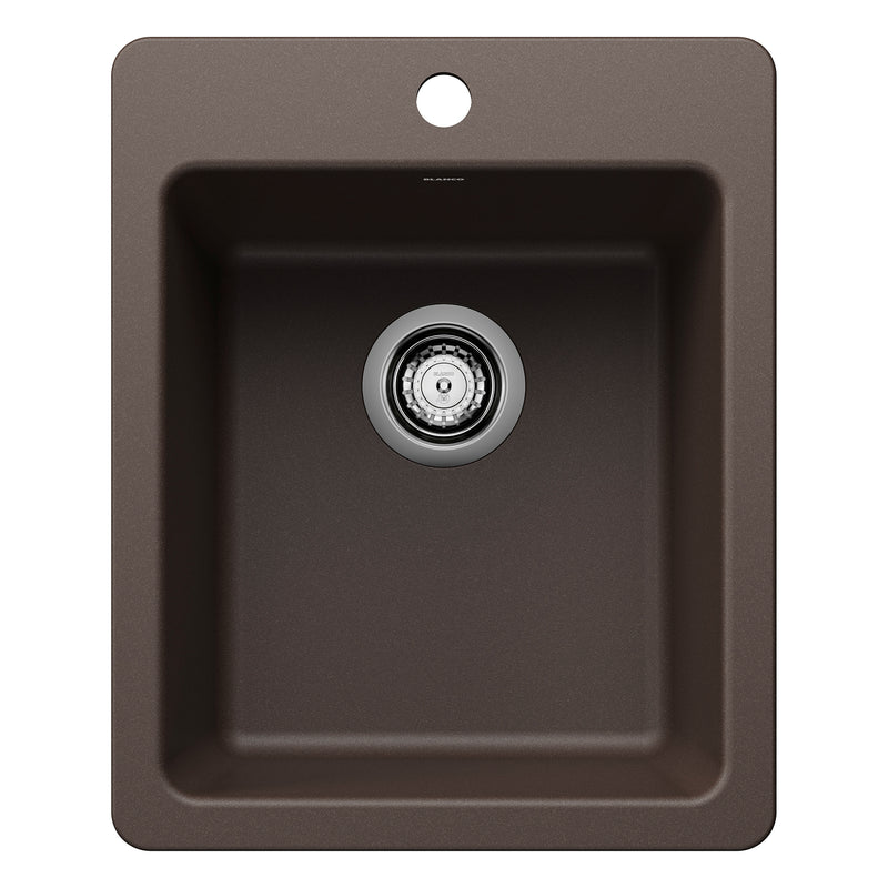 Blanco Liven SILGRANIT 17" Dual Mount Bar Sink Blanco