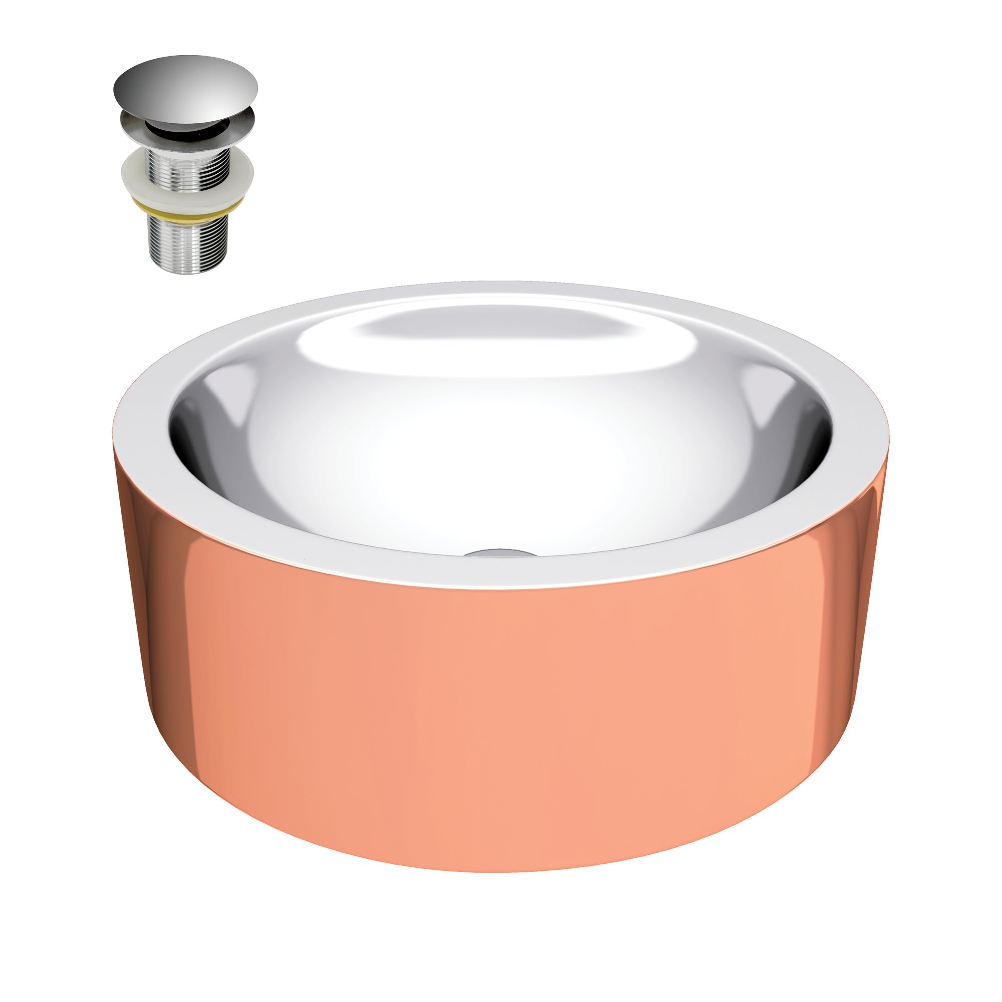 ANZZI  Arthur 16 in. Handmade Vessel Sink ANZZI