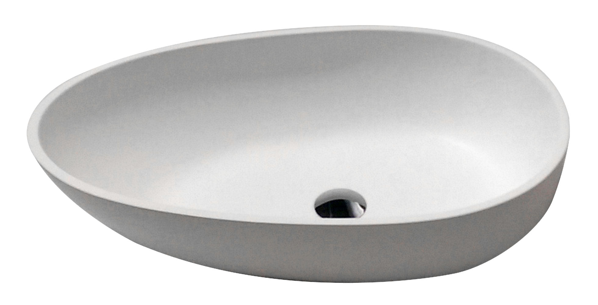 ANZZI  Trident One Piece Solid Surface Vessel Sink ANZZI