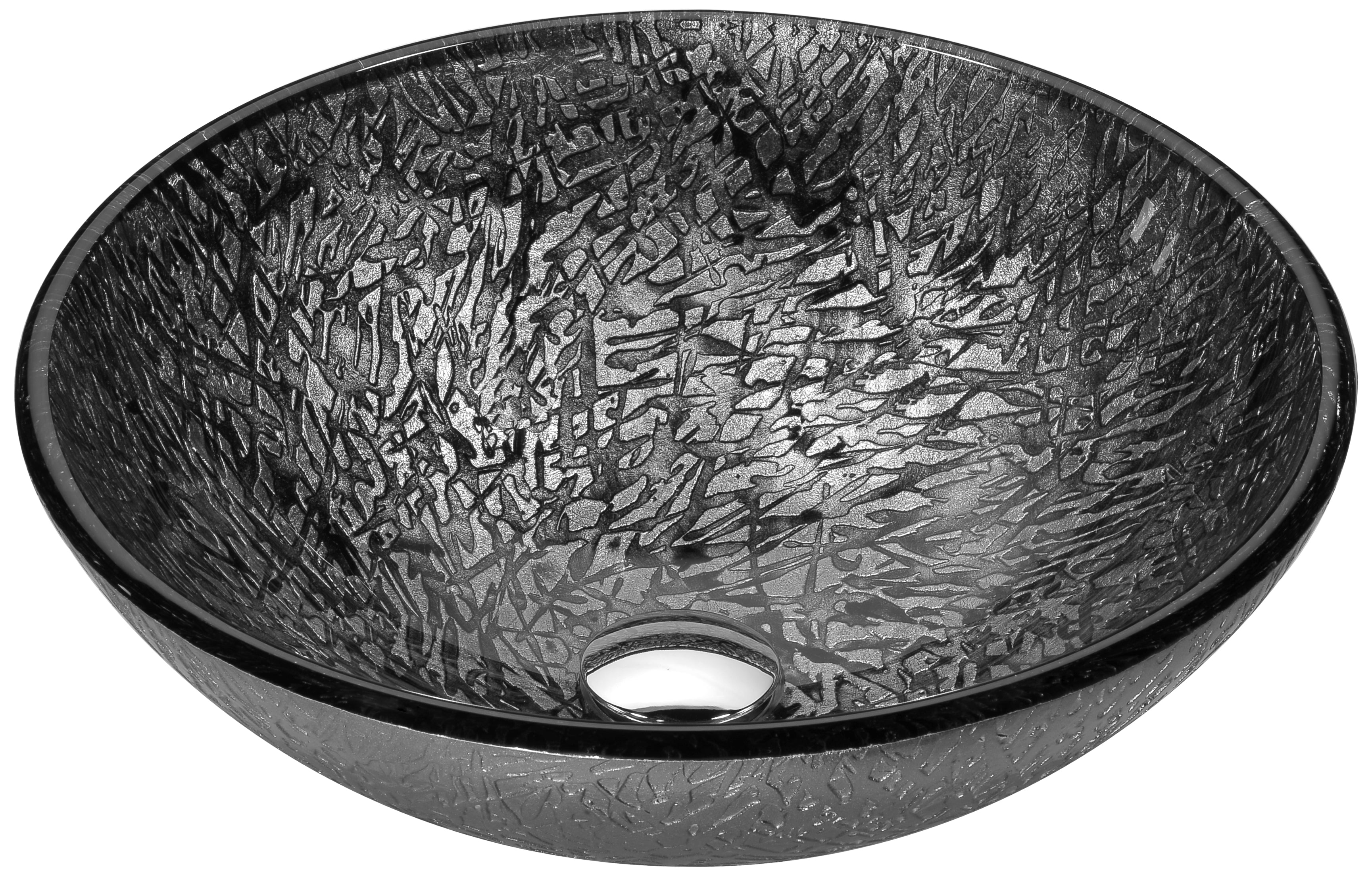 ANZZI  Arc Series Vessel Sink in Arctic Sheer ANZZI