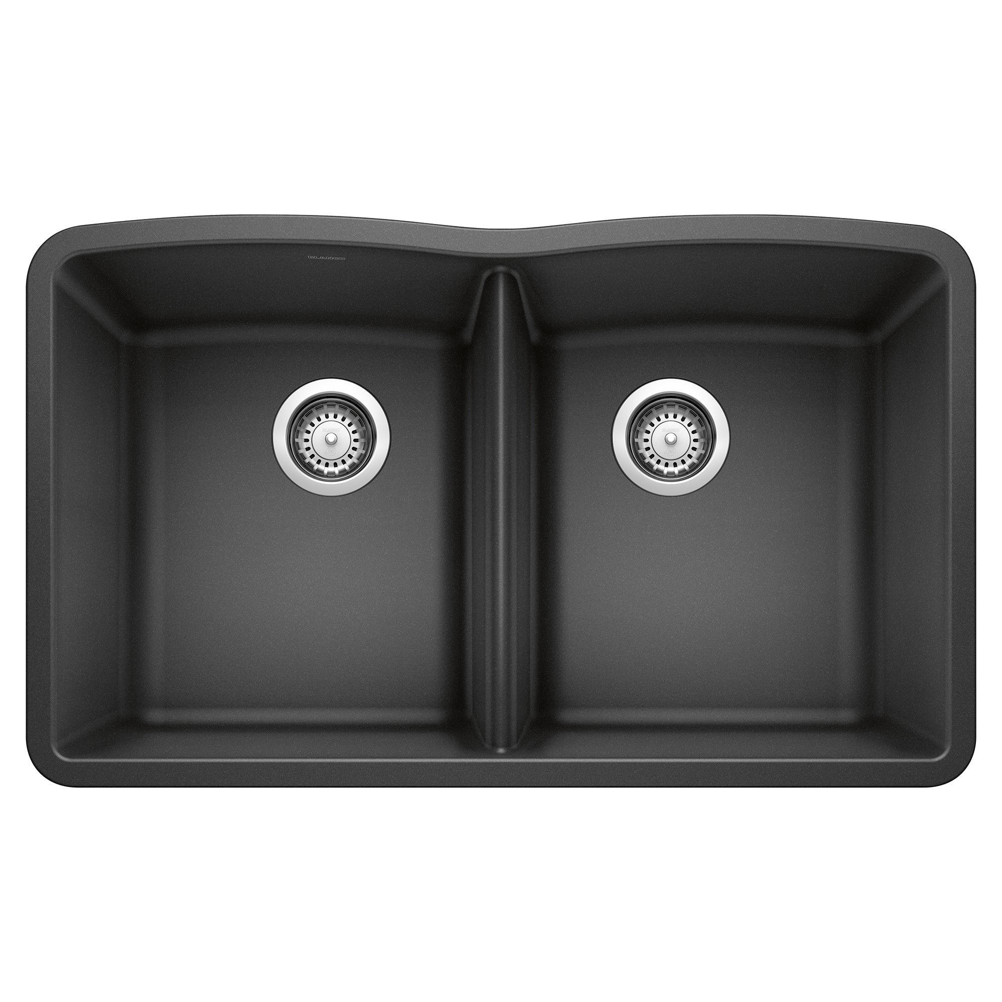 Blanco Diamond SILGRANIT 32" 50/50 Double Bowl Undermount Kitchen Sink Blanco