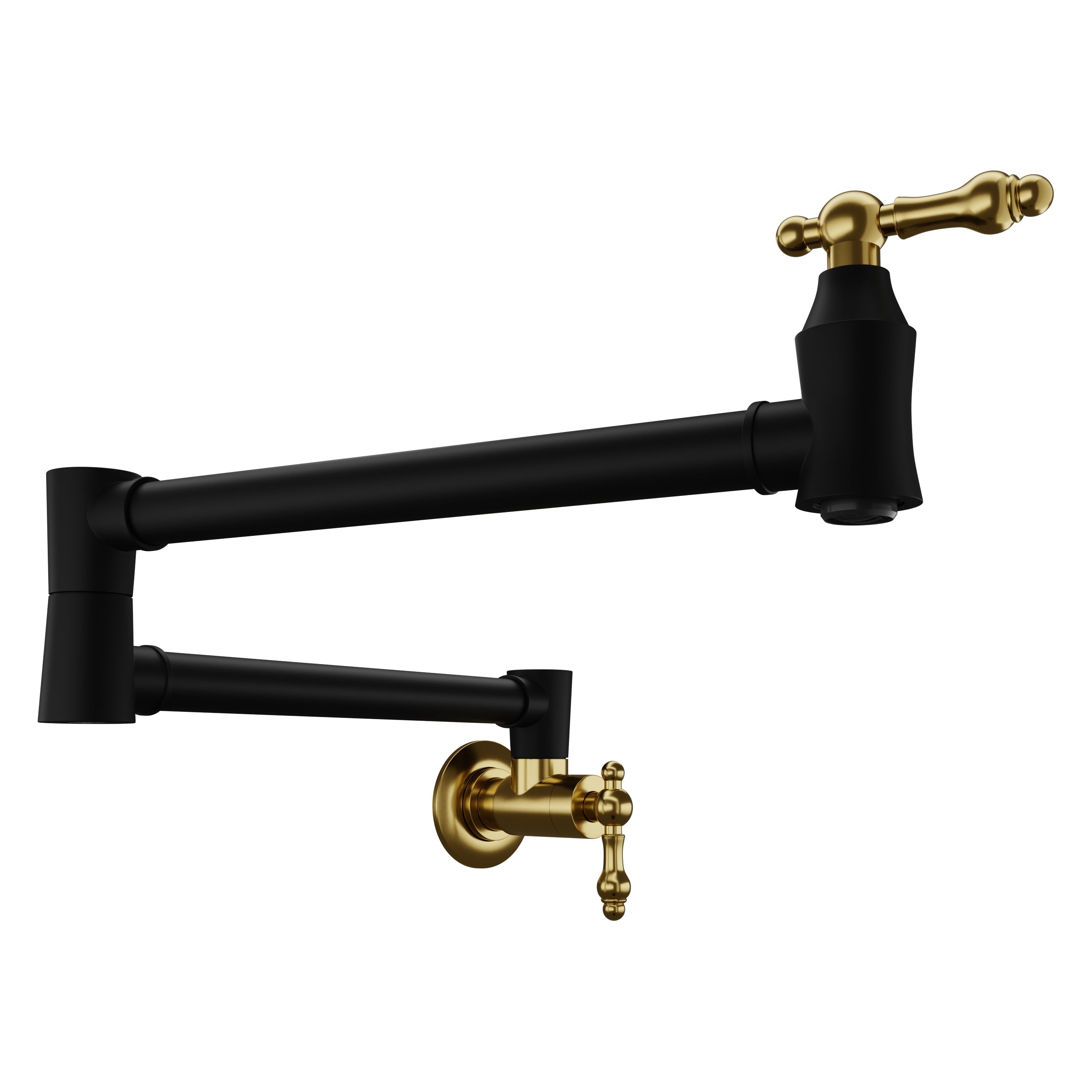 ANZZI  Marca 360-Degree 24" Wall Mounted Pot Filler with Dual Swivel ANZZI