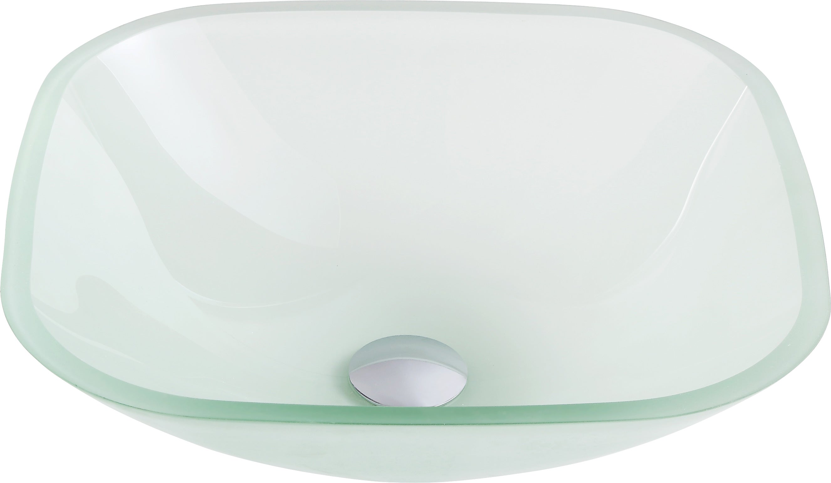 ANZZI  Vista Series Deco-Glass Vessel Sink in Lustrous Frosted Finish ANZZI