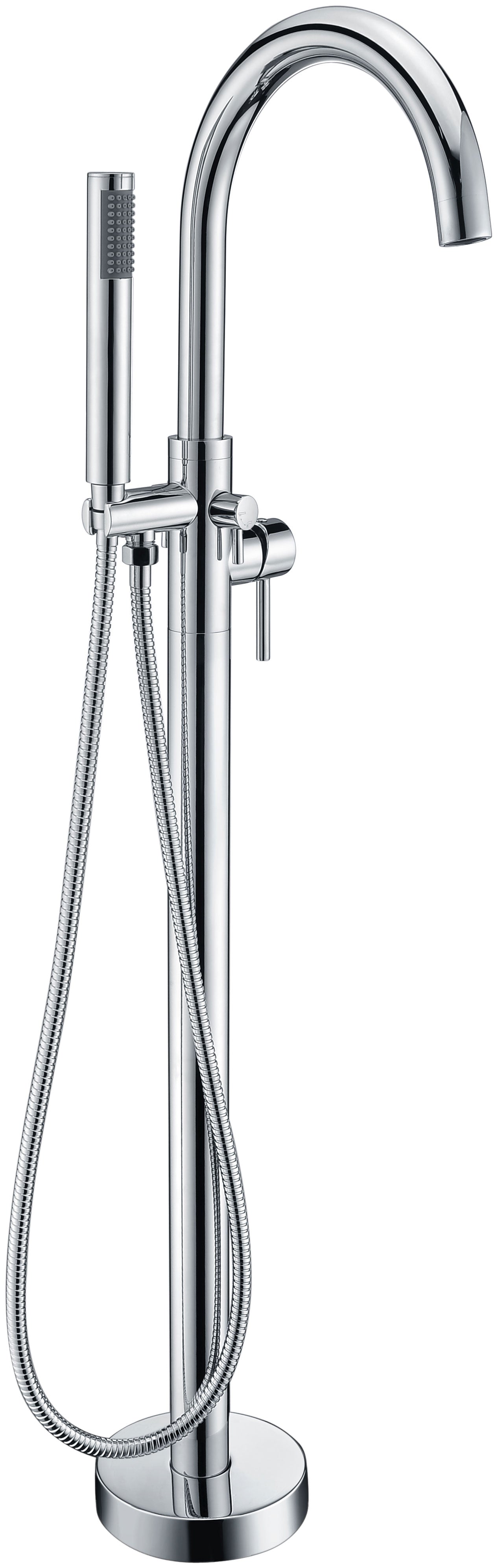 ANZZI  Coral Series 2-Handle Freestanding Claw Foot Tub Faucet with Hand Shower ANZZI