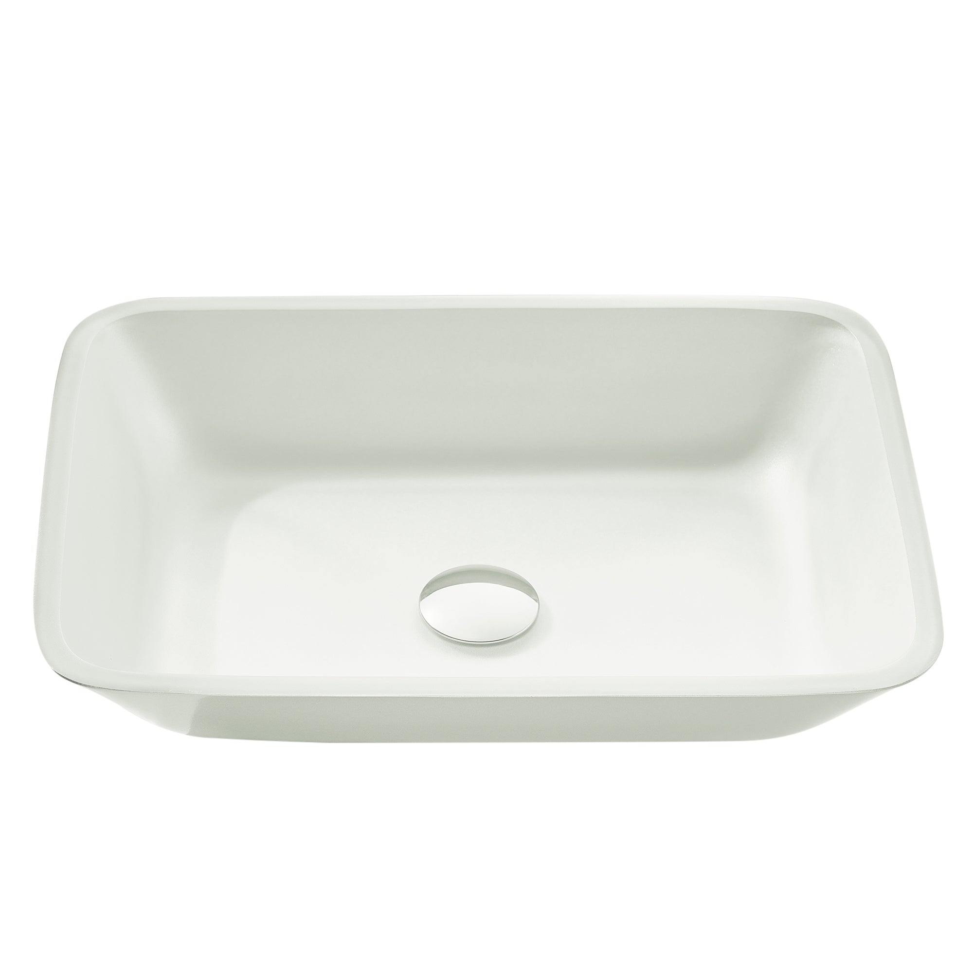 ANZZI  Innovio Rectangle Glass Vessel Bathroom Sink ANZZI
