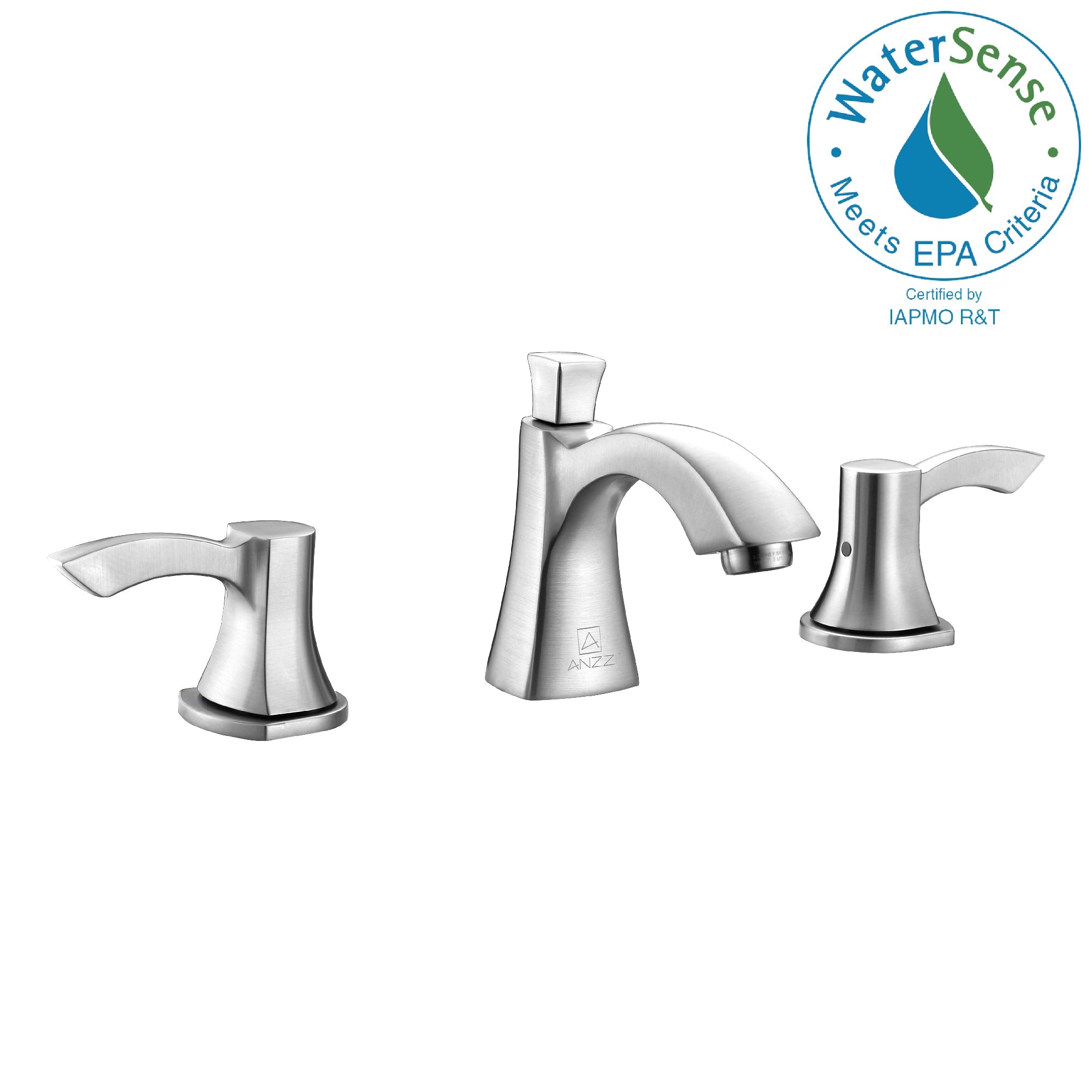 ANZZI  Sonata Series 8 in. Widespread 2-Handle Mid-Arc Bathroom Faucet ANZZI