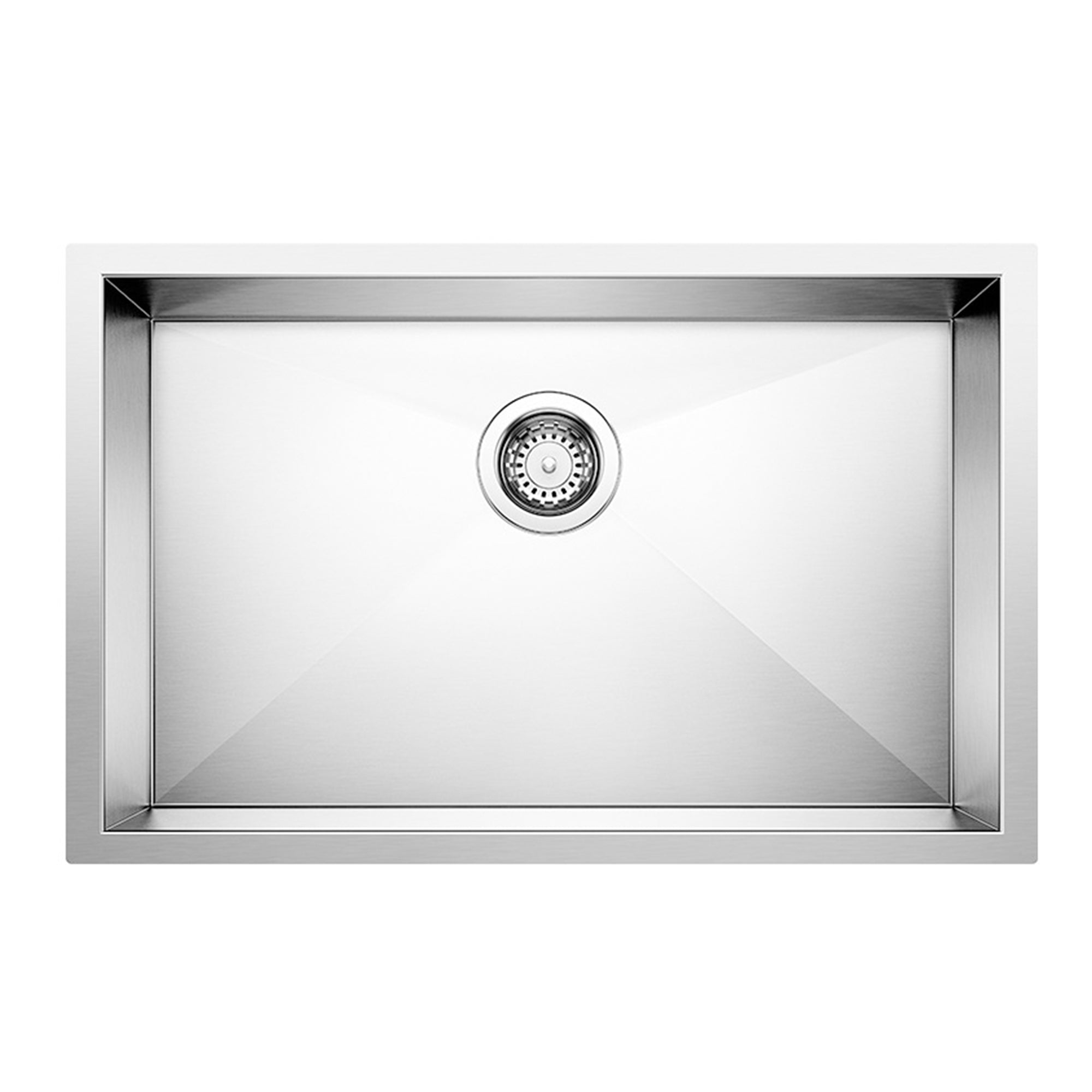 Blanco Quatrus R0 28" Single Bowl Undermount Stainless Steel Kitchen Sink Blanco