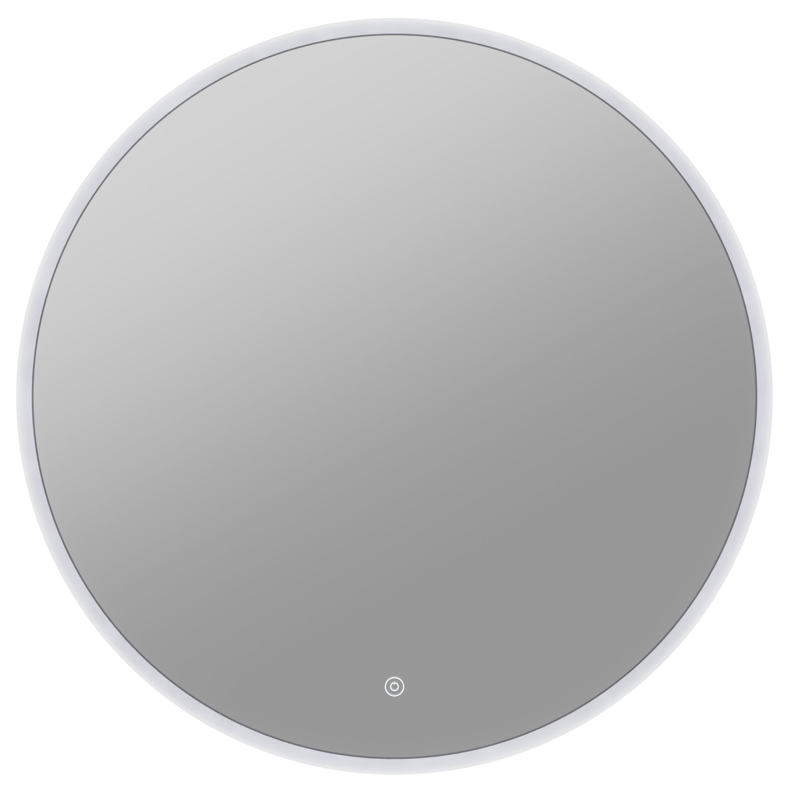 ANZZI 28 in. Diameter Round LED Front Lighting Bathroom Mirror with Defogger ANZZI