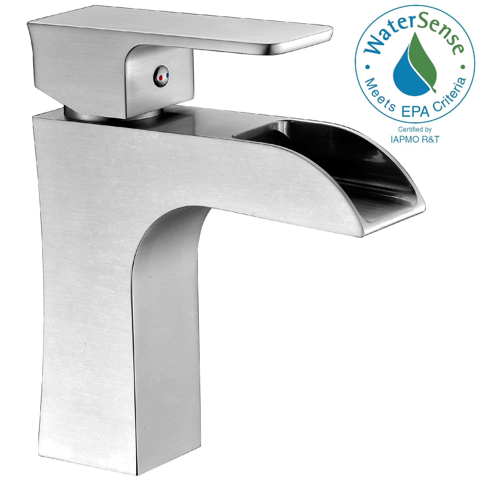 ANZZI  Forza Series Single Hole Single-Handle Low-Arc Bathroom Faucet ANZZI