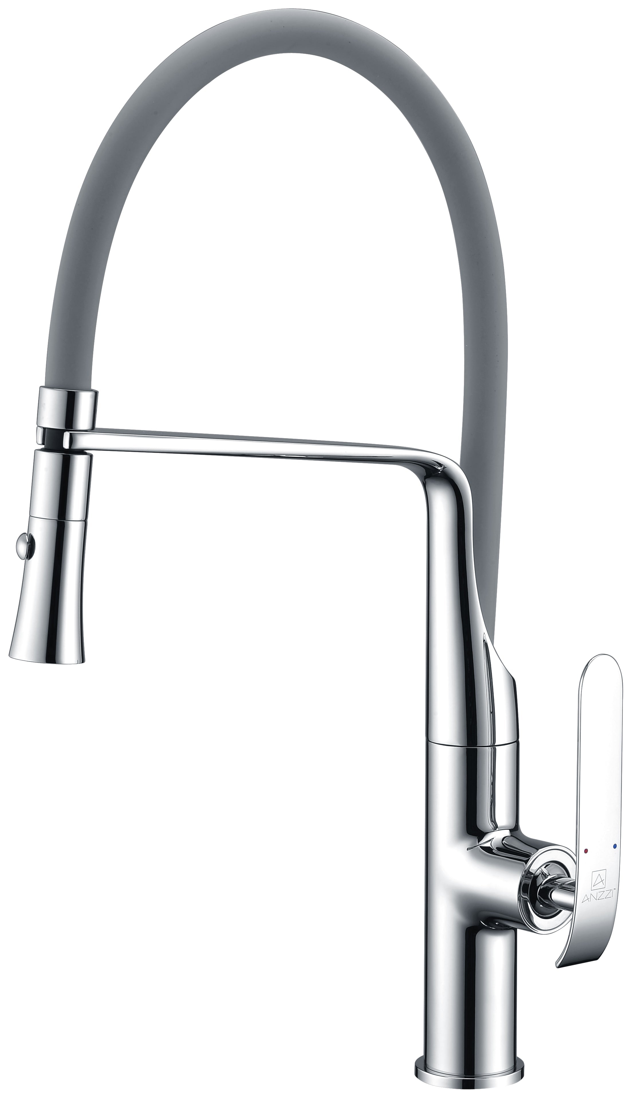 ANZZI Accent Single Handle Pull-Down Sprayer Kitchen Faucet ANZZI