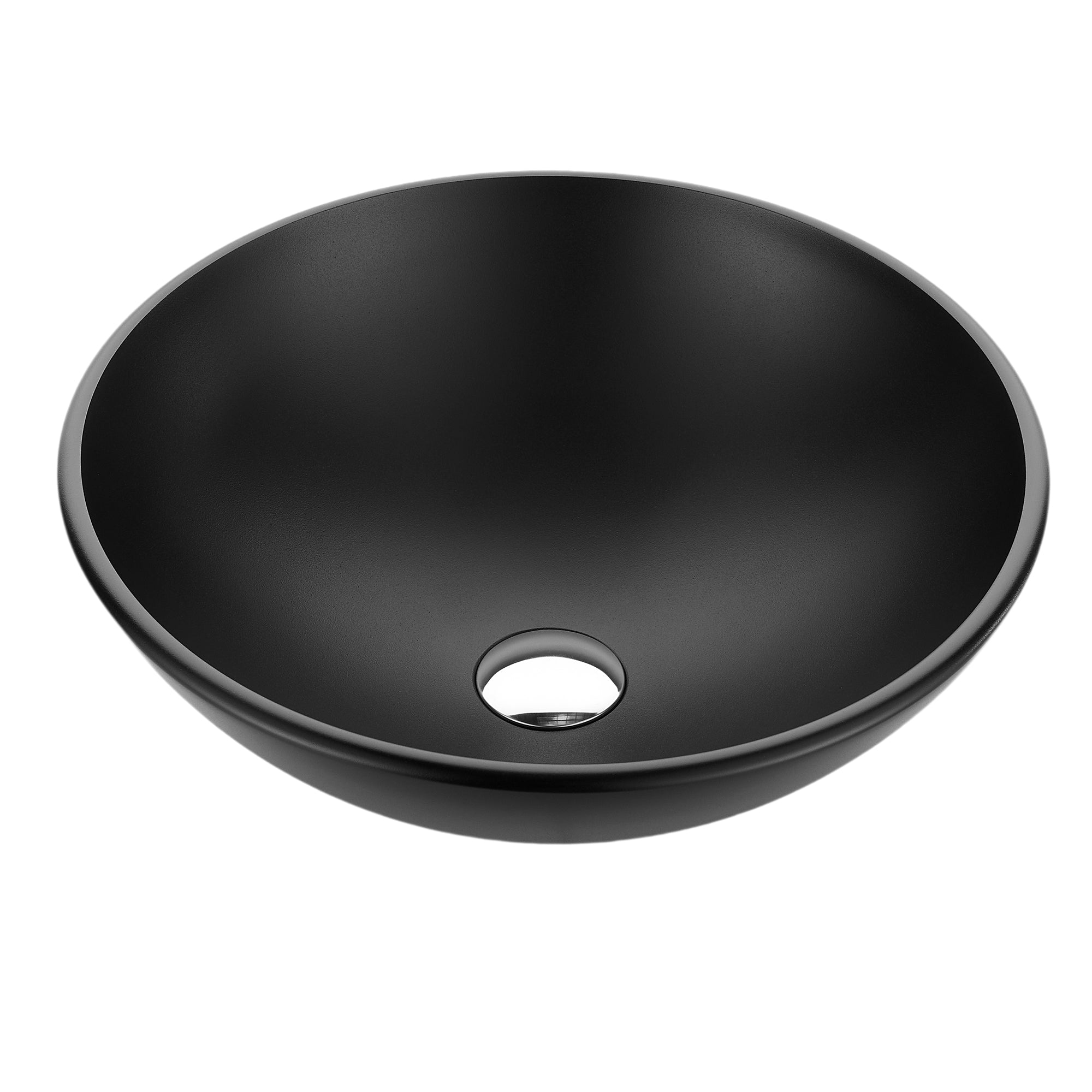 ANZZI Amalfi Round Glass Vessel Bathroom Sink ANZZI