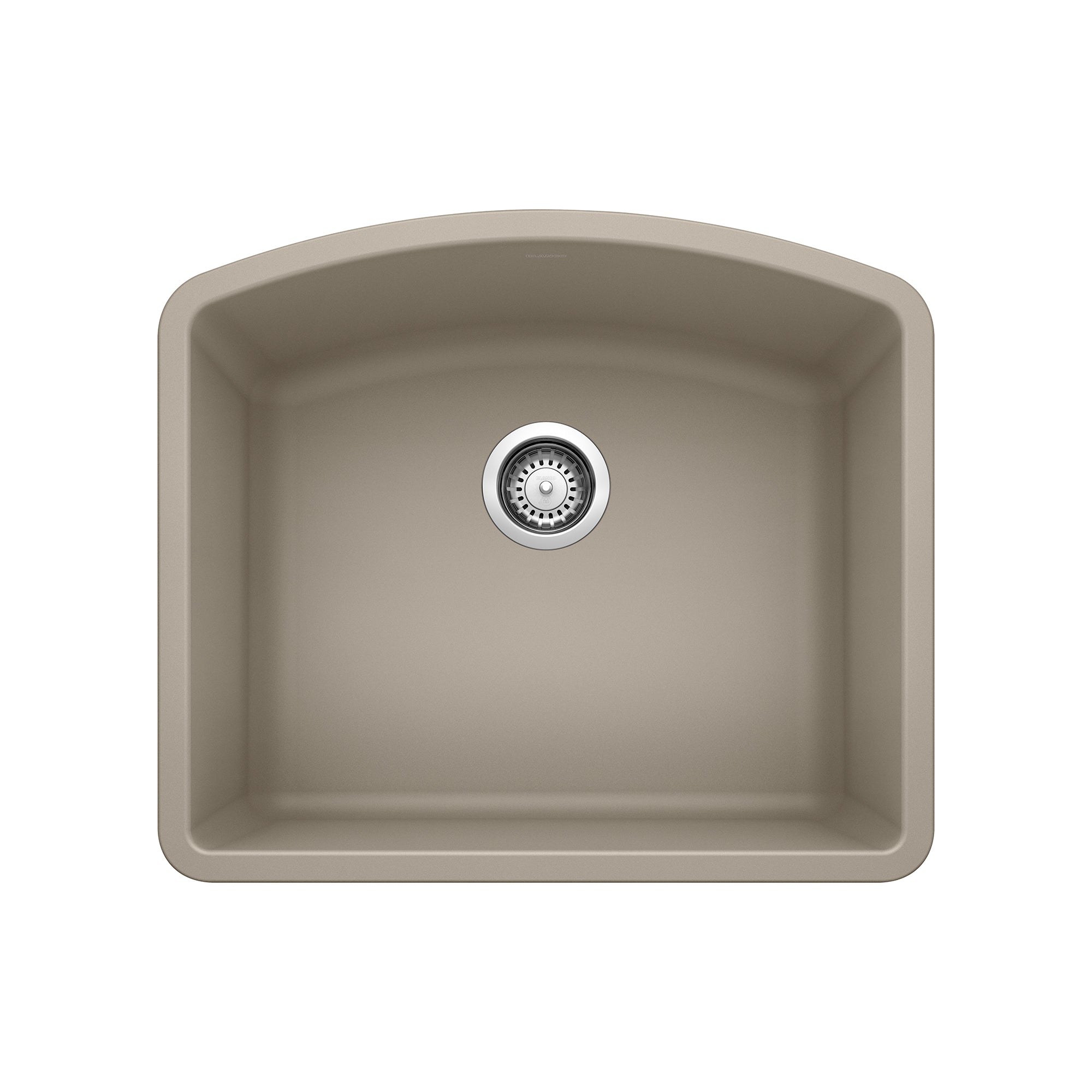 Blanco Diamond SILGRANIT 24" Single Bowl Undermount Kitchen Sink Blanco