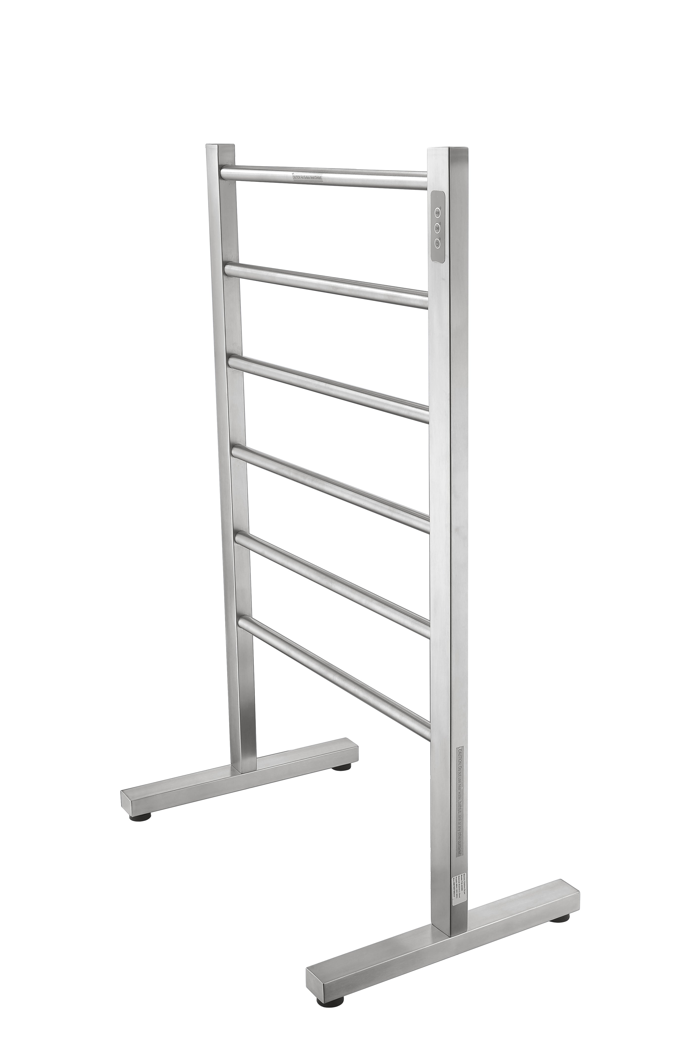 ANZZI  Kiln Series 6-Bar Stainless Steel Floor Mounted Electric Towel Warmer Rack ANZZI