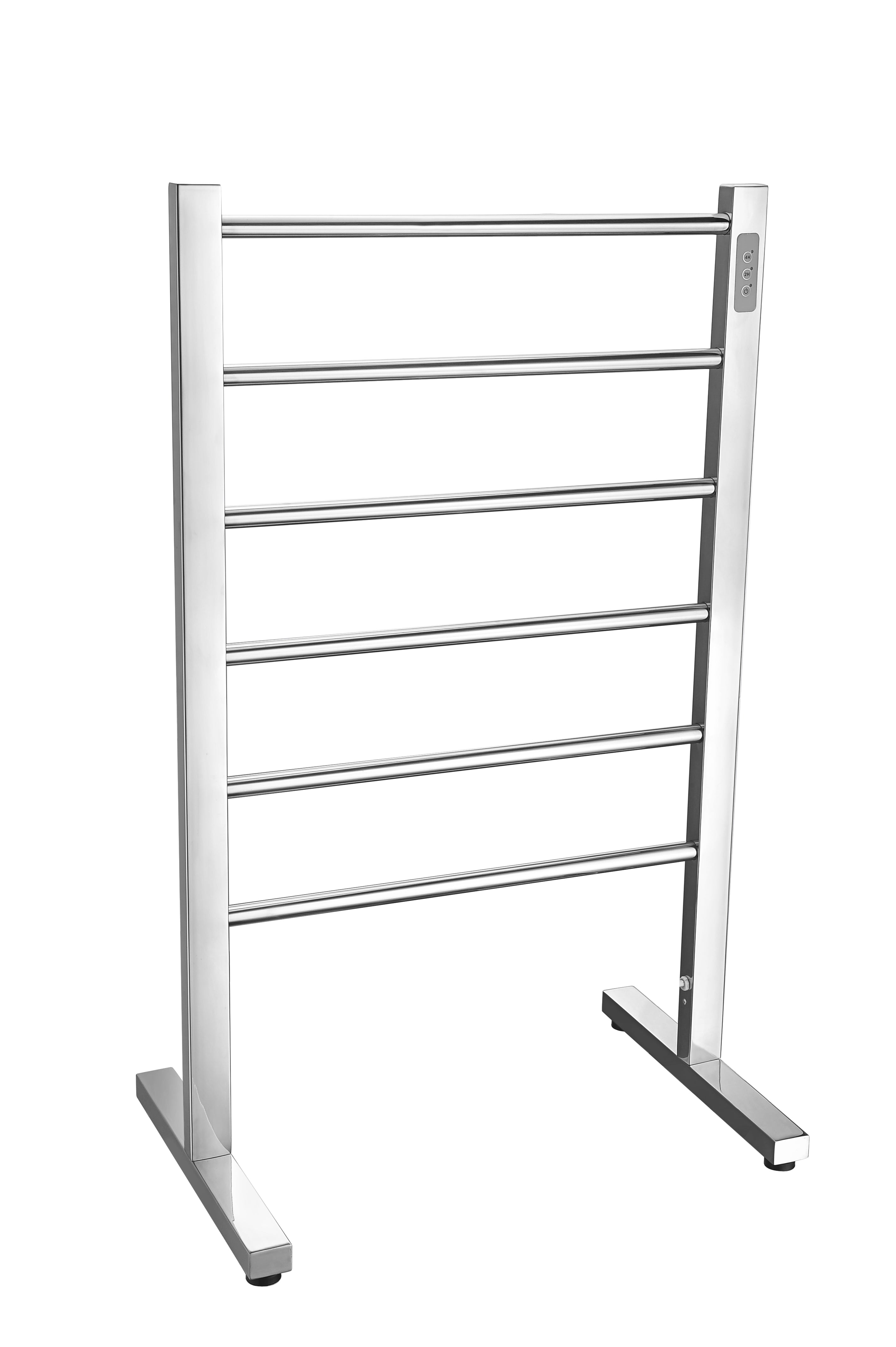 ANZZI  Kiln Series 6-Bar Stainless Steel Floor Mounted Electric Towel Warmer Rack ANZZI