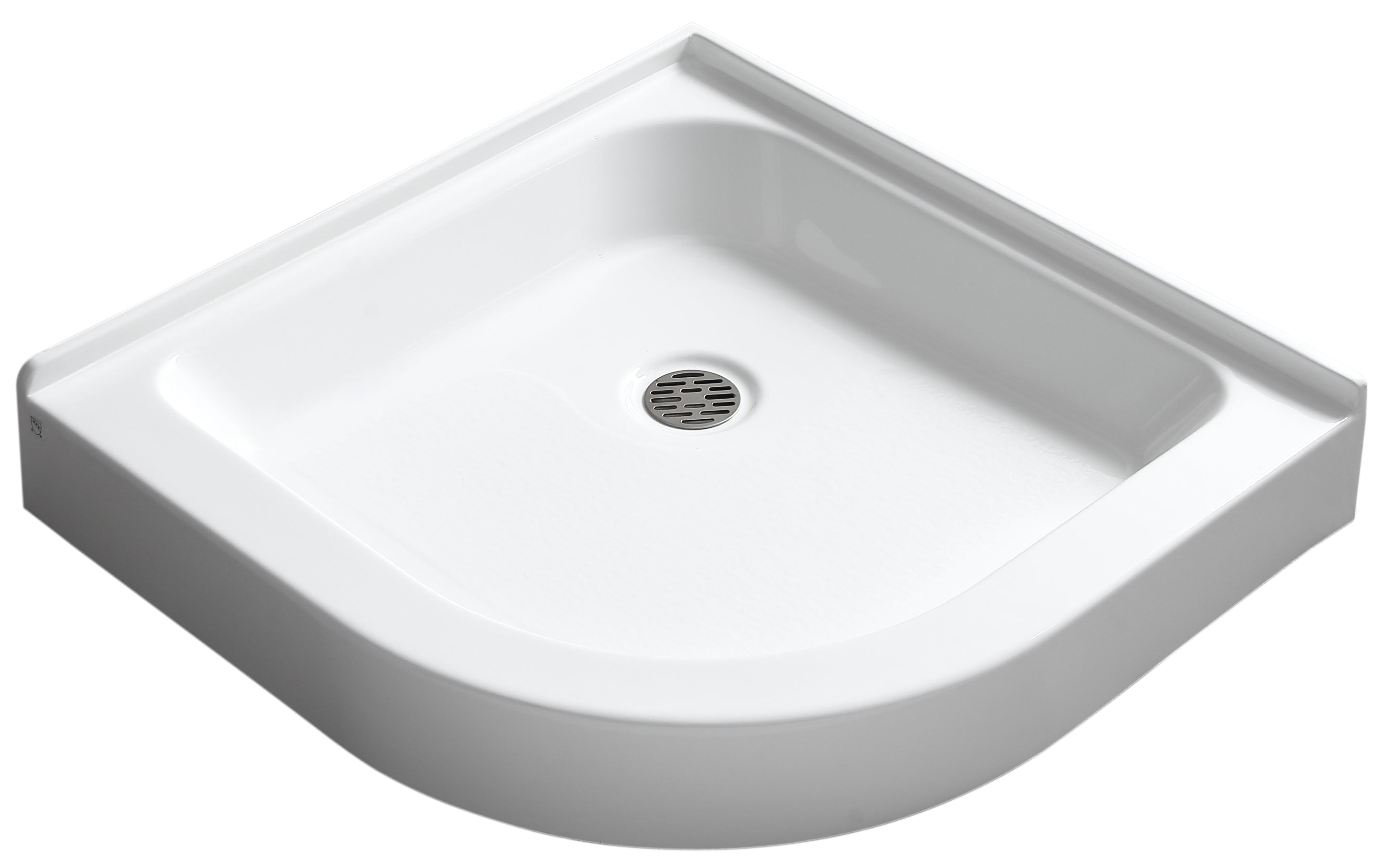 ANZZI 36 x 36 in. Neo-Round Double Threshold Shower Base ANZZI