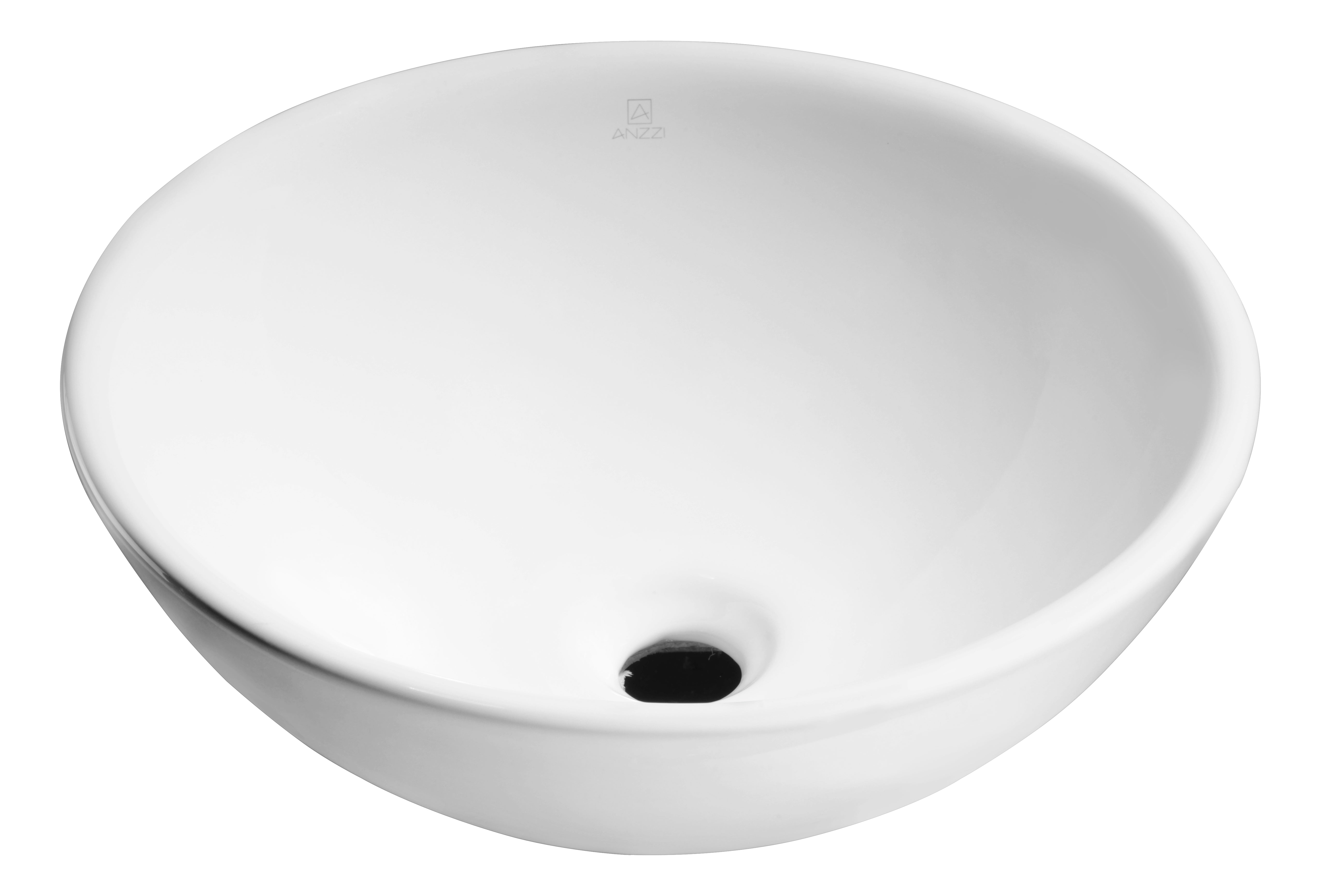 ANZZI  Deux Series Ceramic Round Vessel Sink ANZZI