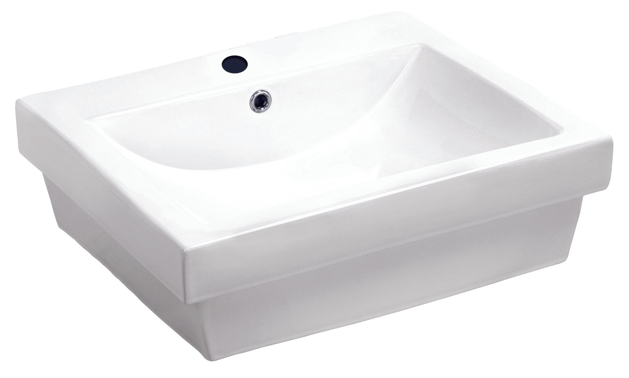 ANZZI  Neptune Series Ceramic Vessel Sink White ANZZI
