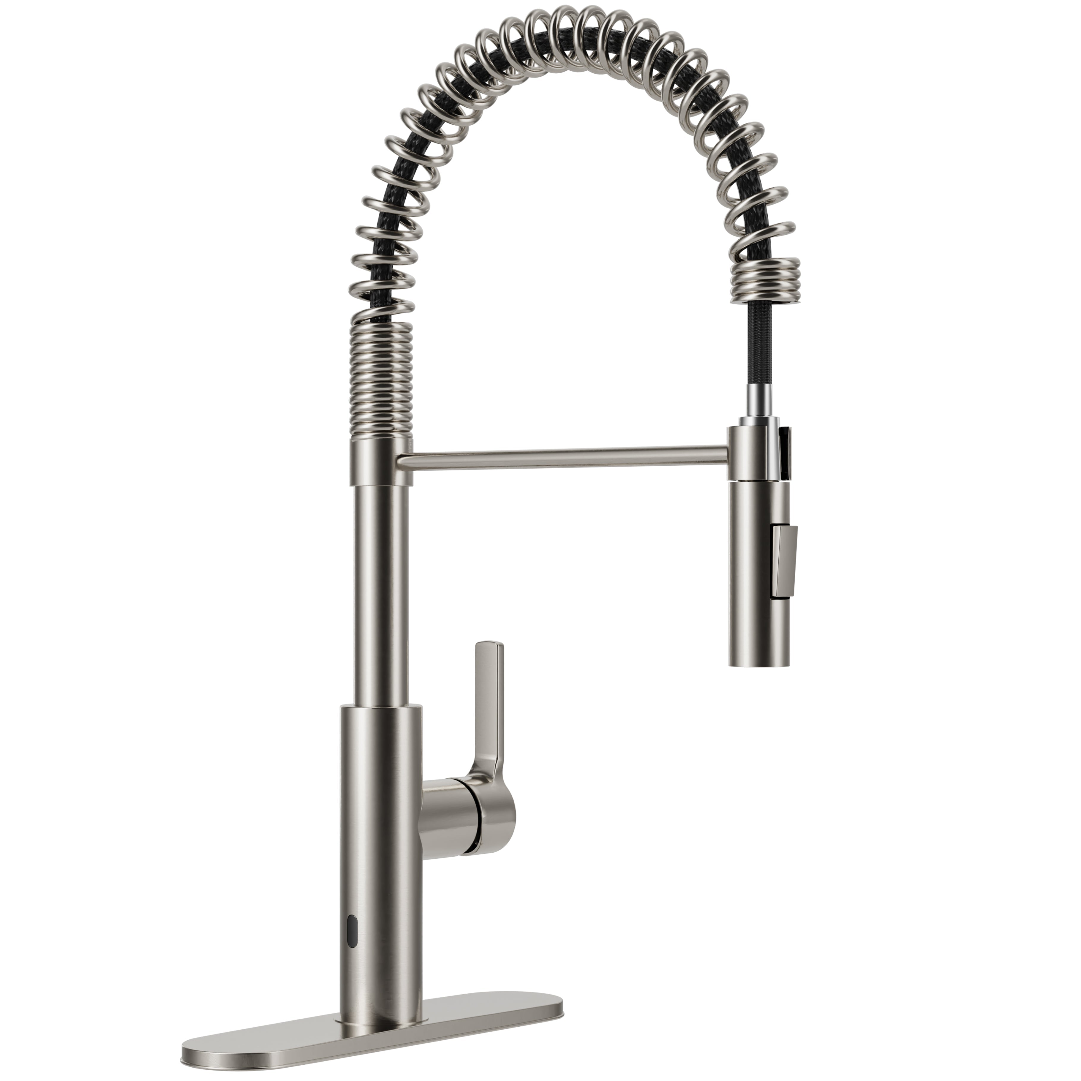 ANZZI  Ola Hands Free Touchless 1-Handle Pull-Down Sprayer Kitchen Faucet with Motion Sense and Fan Sprayer ANZZI