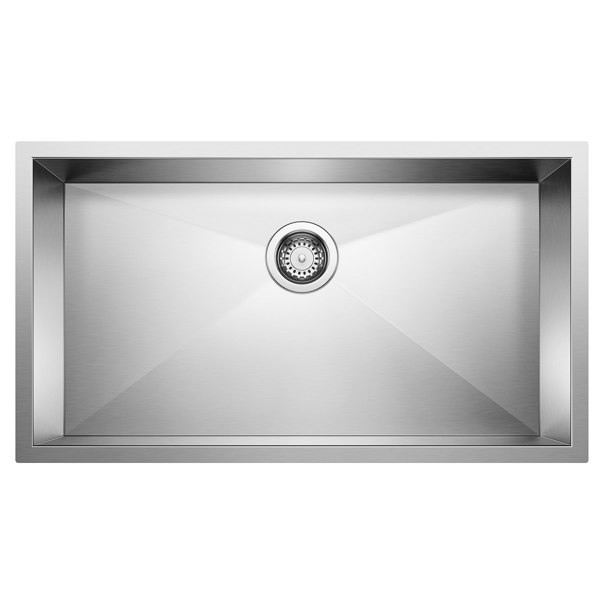 Blanco Quatrus R0 32" Single Bowl Undermount Stainless Steel Kitchen Sink Blanco