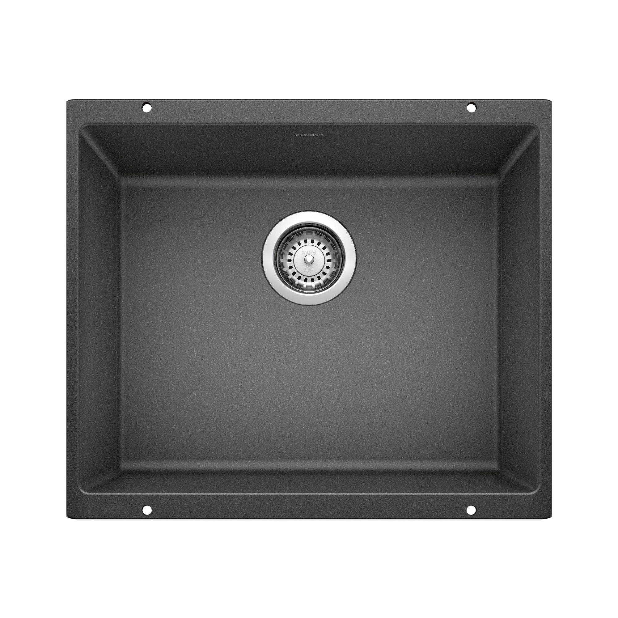 Blanco Precis SILGRANIT 21" Single Bowl Undermount Kitchen Sink Blanco