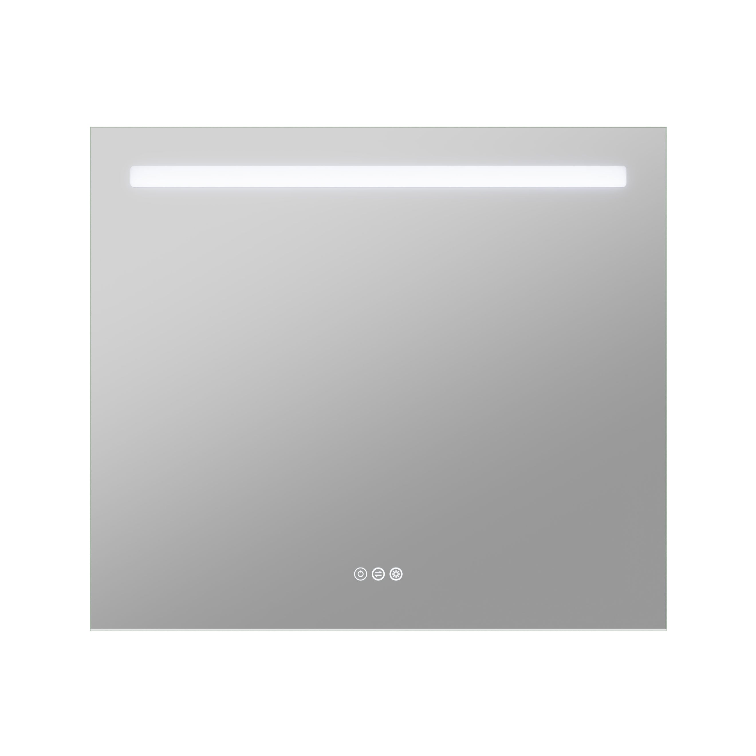 ANZZI 28-in. x 32-in. LED Front/Top/Bottom Light Bathroom Mirror with Defogger ANZZI