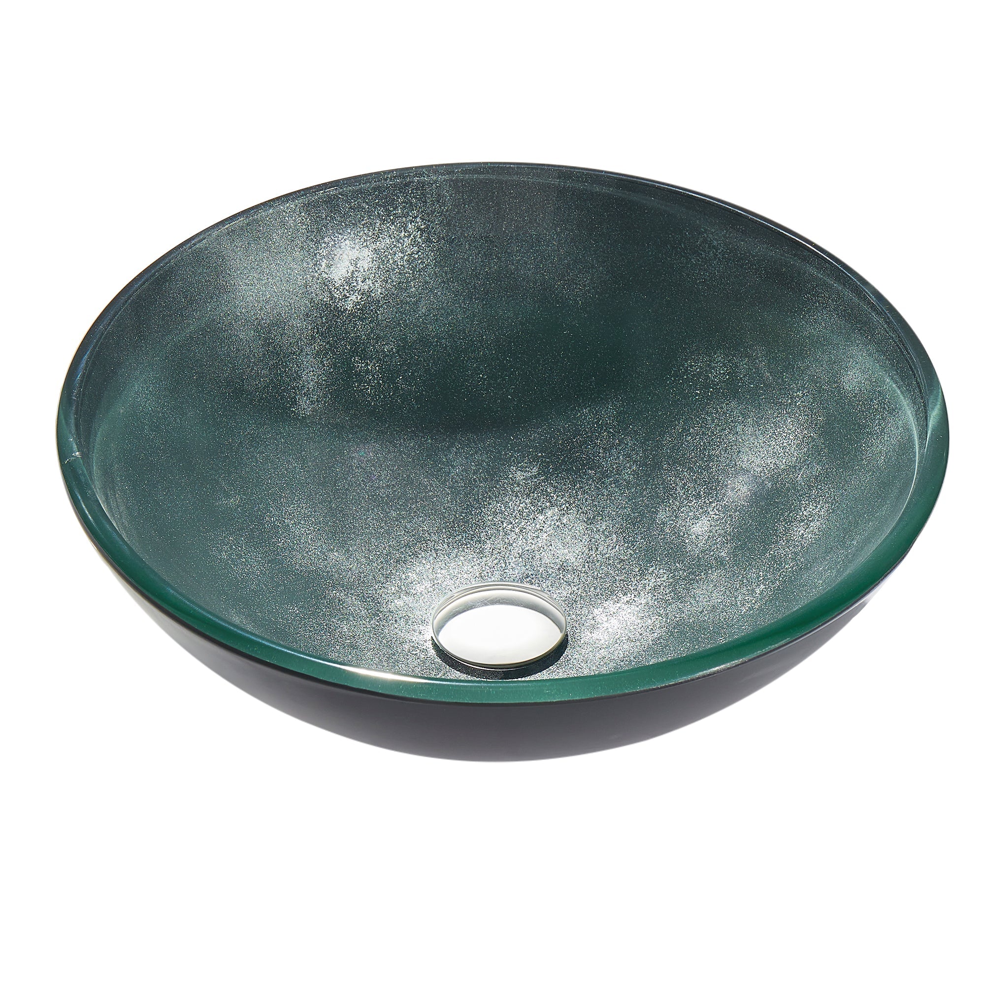 ANZZI  Belissima Round Glass Vessel Bathroom Sink ANZZI