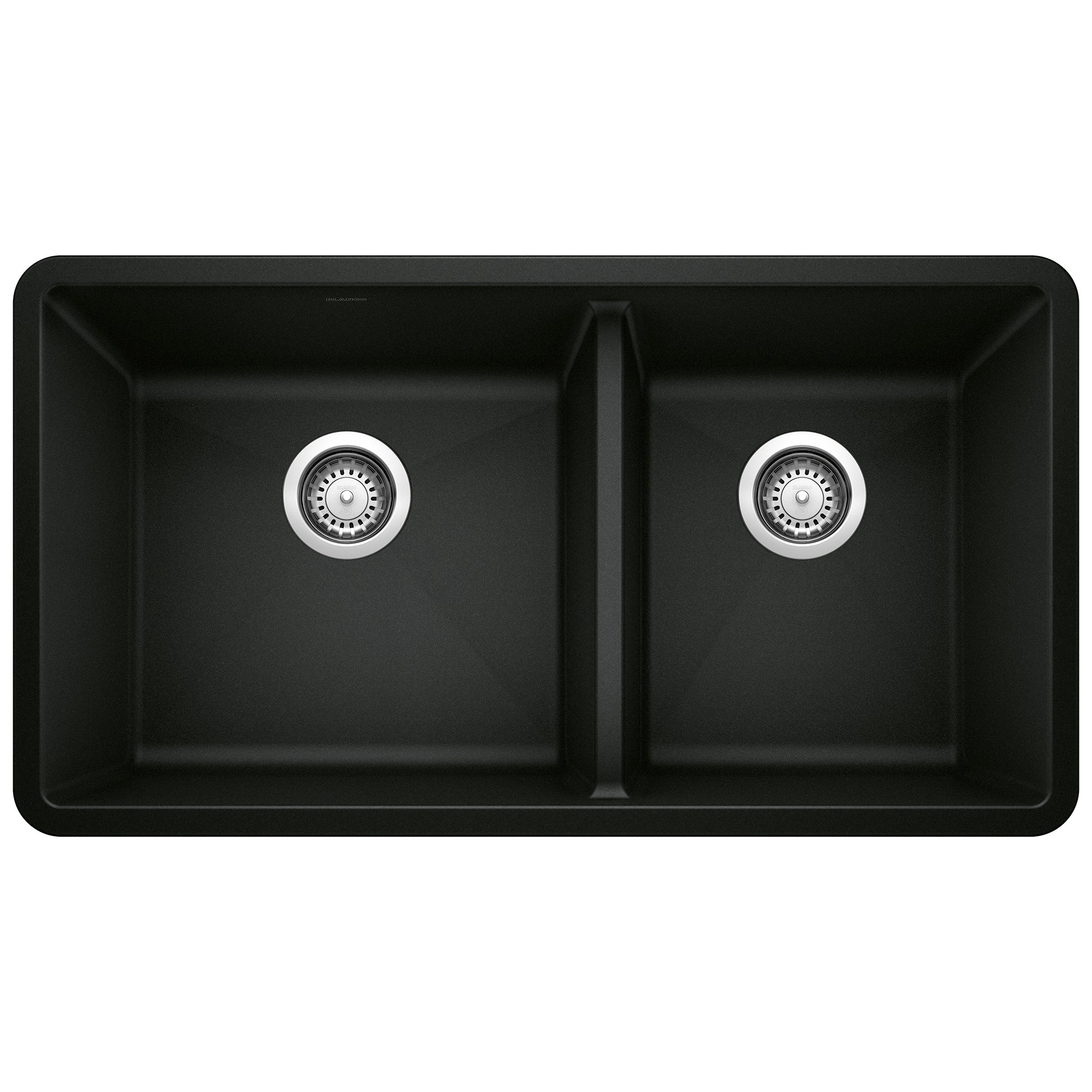 Blanco Precis SILGRANIT 33" 60/40 Double Bowl Undermount Kitchen Sink BLANCO