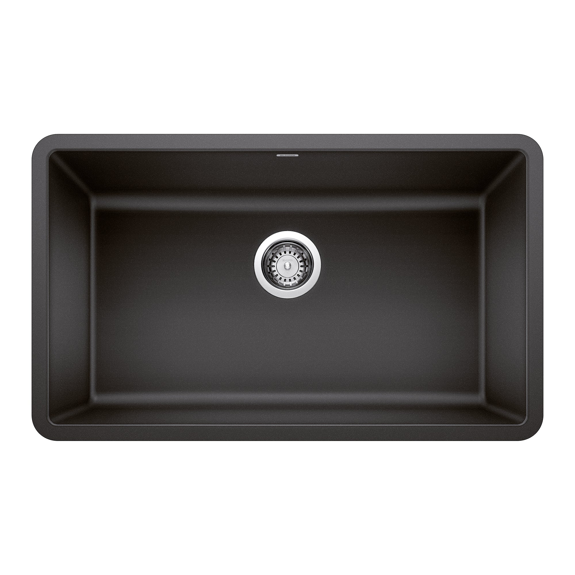 Blanco Precis SILGRANIT 30" Single Bowl Undermount Kitchen Sink Blanco