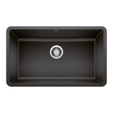 Blanco Precis SILGRANIT 30" Single Bowl Undermount Kitchen Sink Blanco