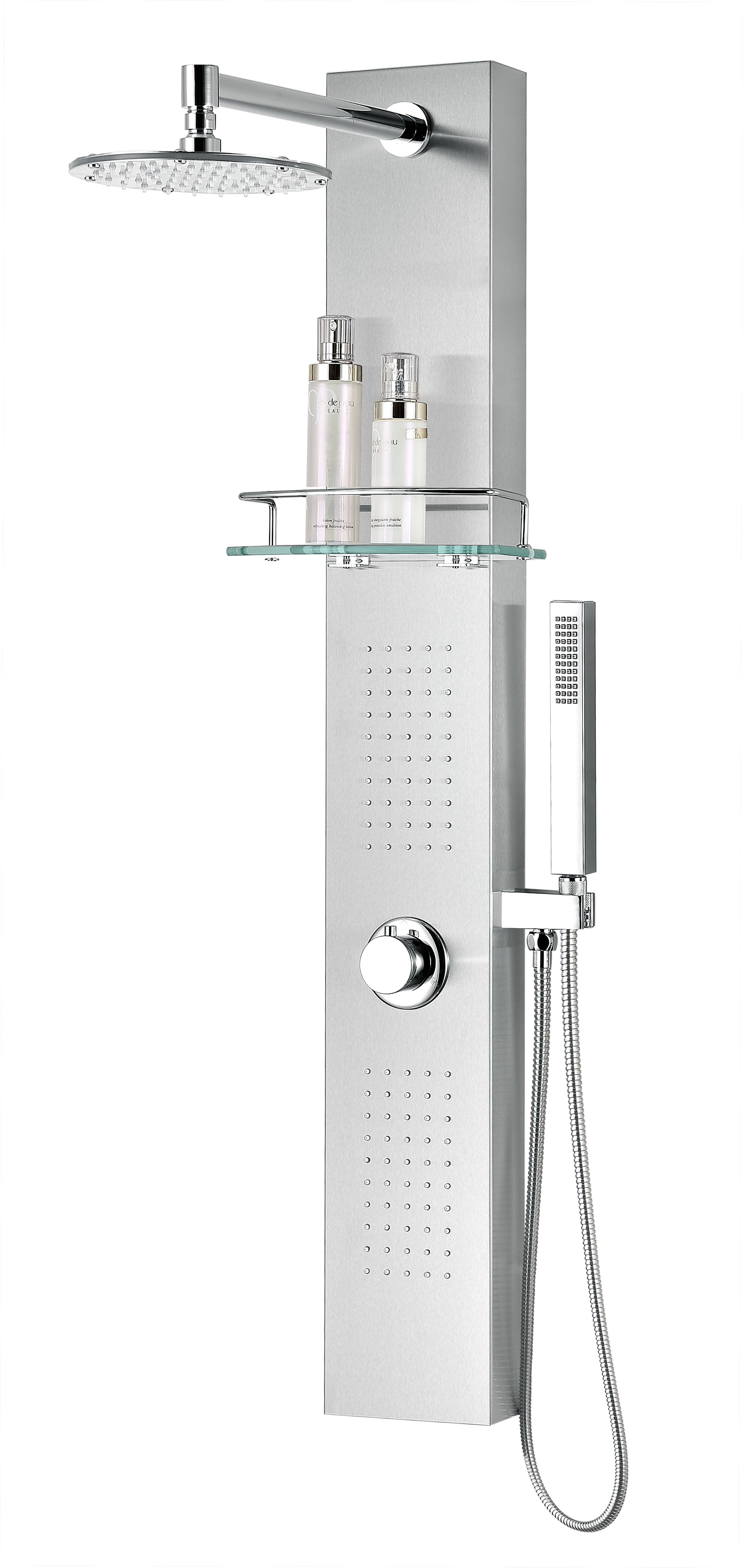 ANZZI  Coastal 44 in. Full Body Shower Panel with Heavy Rain Shower and Spray Wand ANZZI