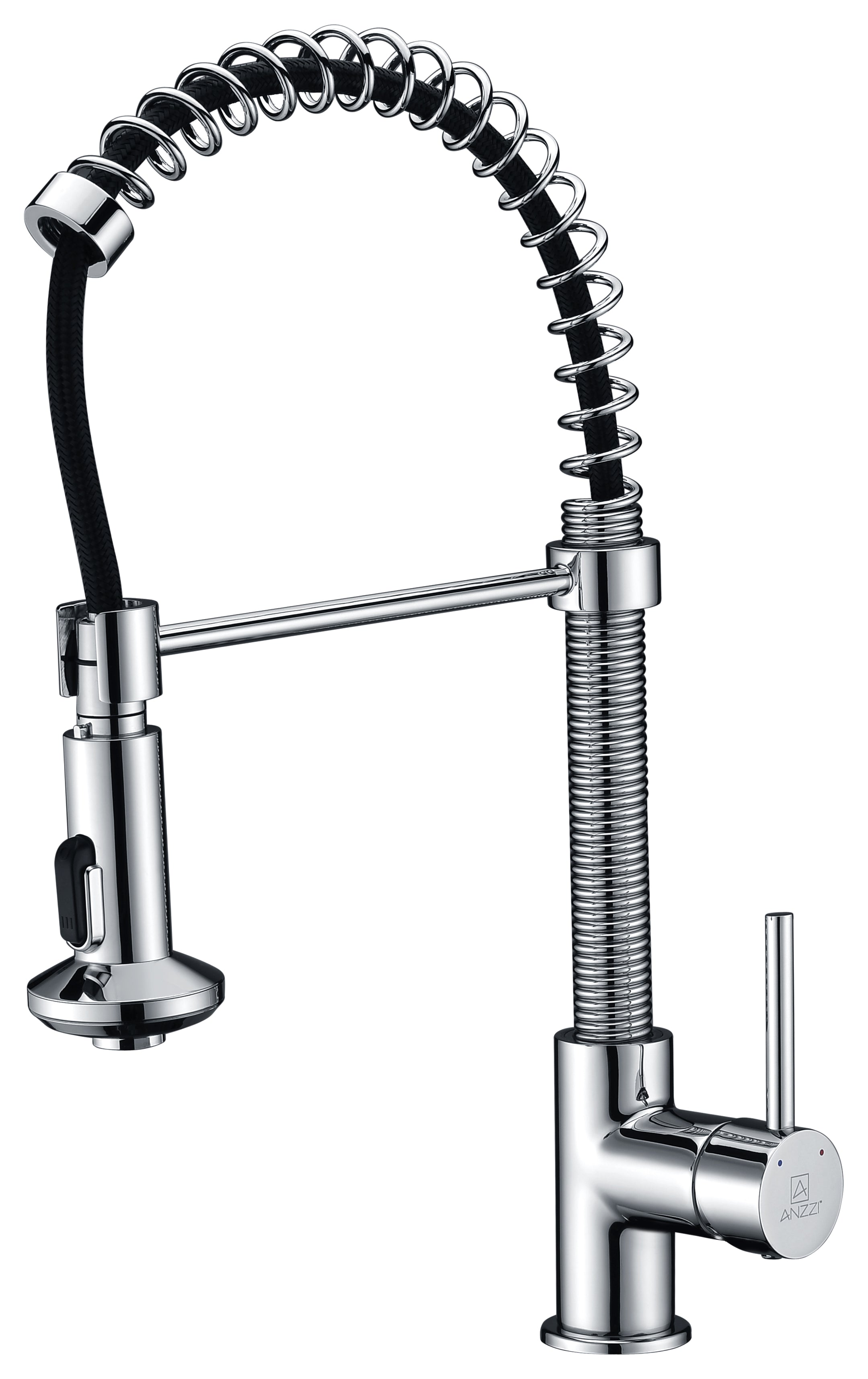 ANZZI  Step Single Handle Pull-Down Sprayer Kitchen Faucet ANZZI