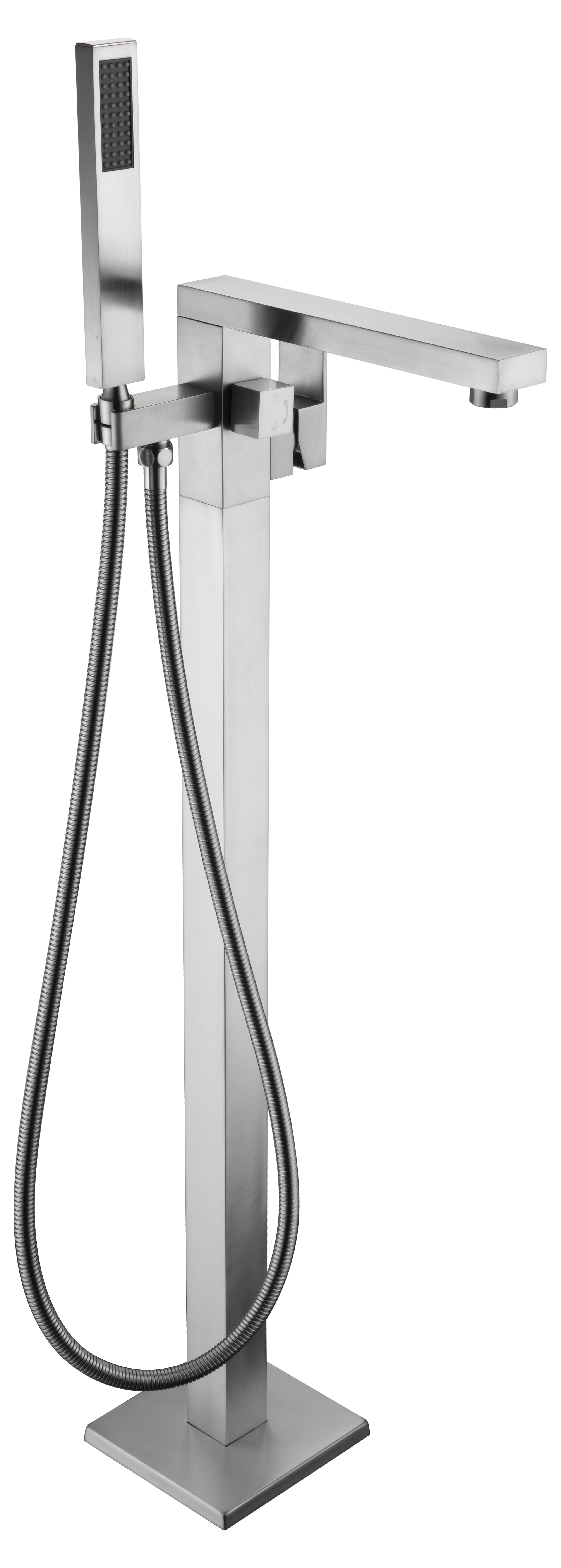 ANZZI  Khone 2-Handle Claw Foot Tub Faucet with Hand Shower ANZZI