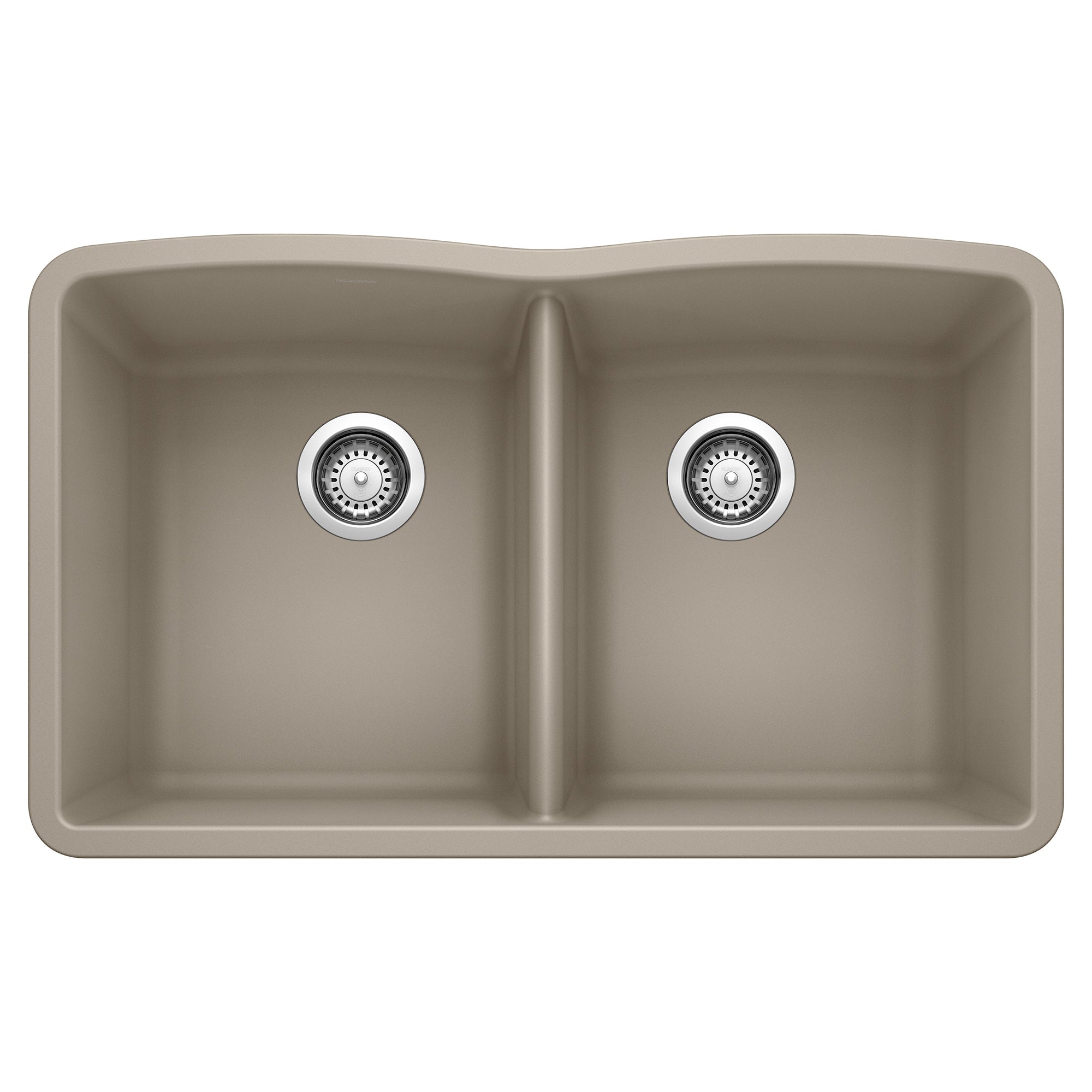 Blanco Diamond SILGRANIT 32" 50/50 Double Bowl Undermount Kitchen Sink BLANCO