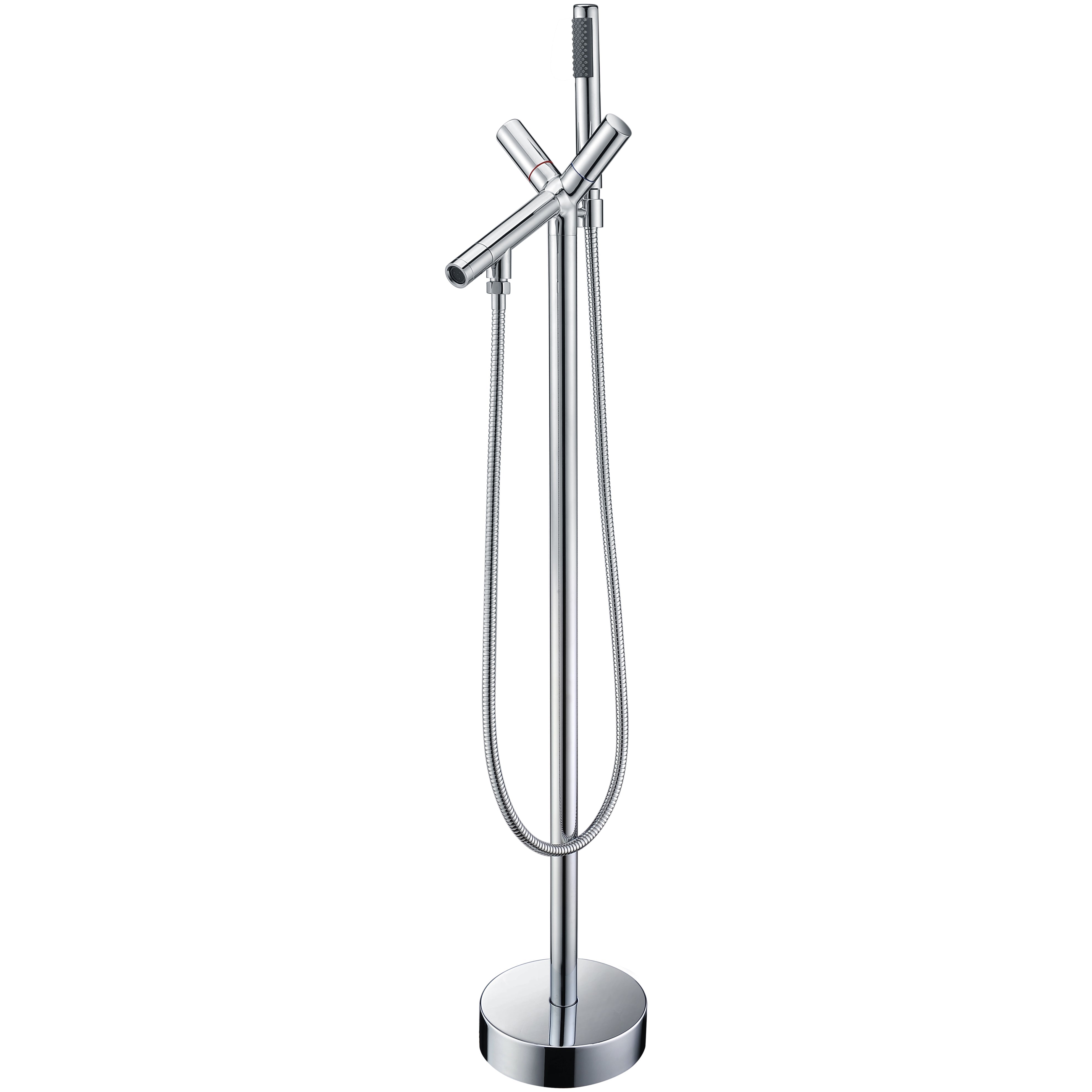 ANZZI  Havasu 2-Handle Claw Foot Tub Faucet with Hand Shower ANZZI
