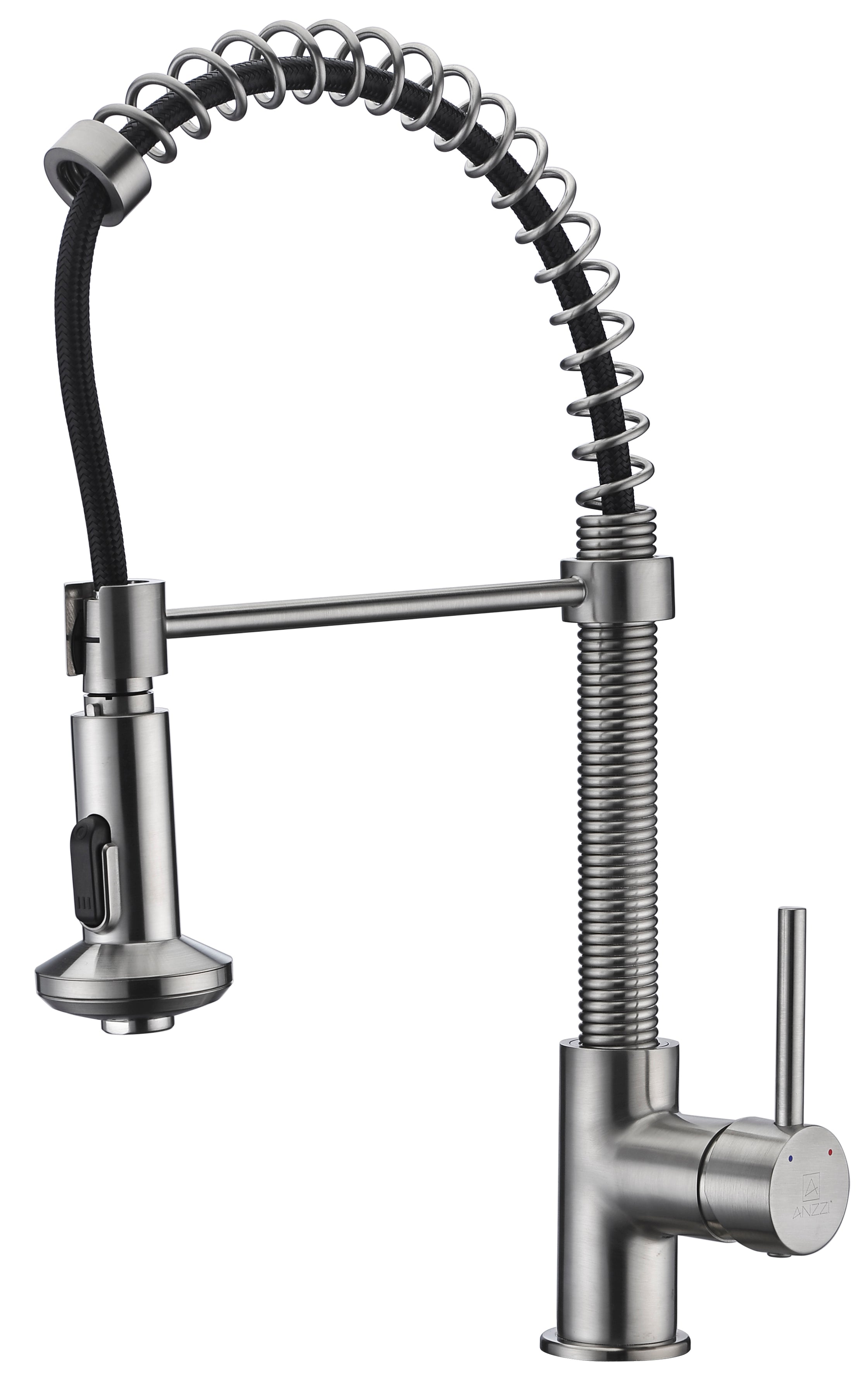 ANZZI  Step Single Handle Pull-Down Sprayer Kitchen Faucet ANZZI