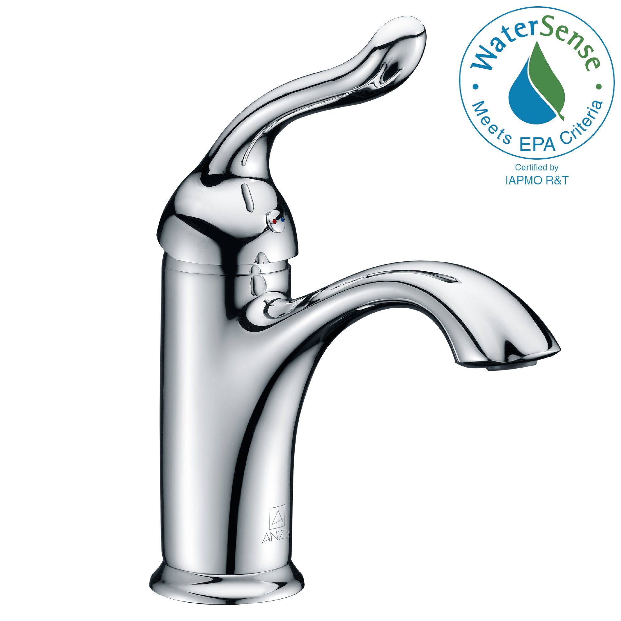 ANZZI  Arc Series Single Hole Single-Handle Low-Arc Bathroom Faucet ANZZI