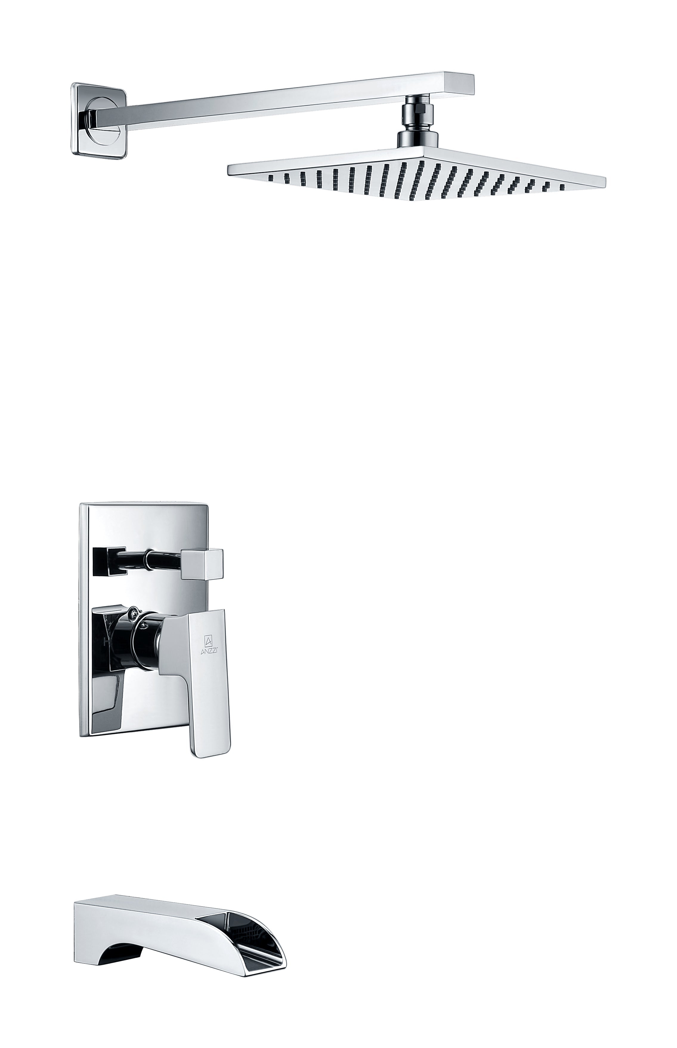 ANZZI  Mezzo Series 1-Handle 1-Spray Tub and Shower Faucet ANZZI