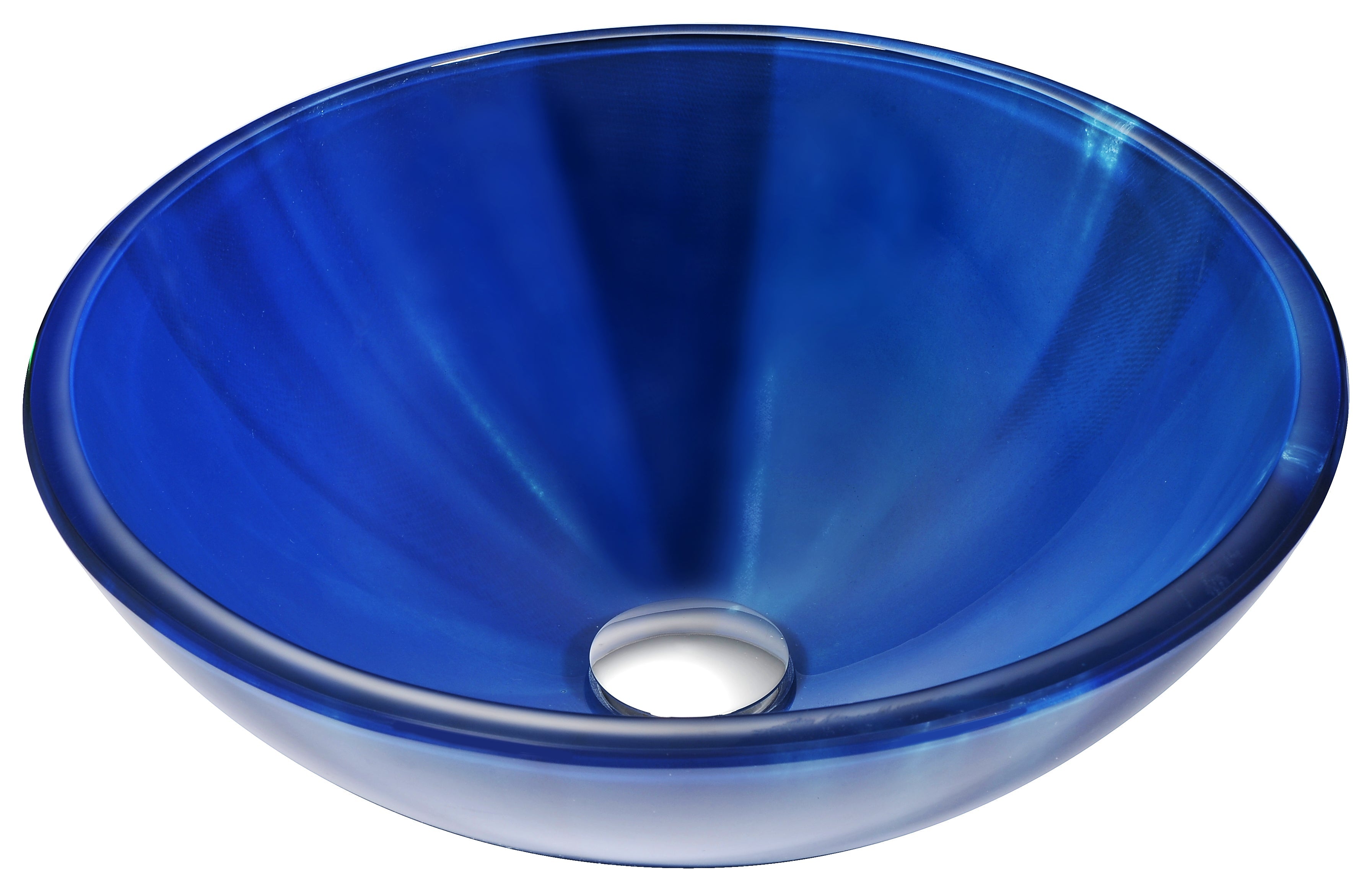 ANZZI  Meno Series Deco-Glass Vessel Sink in Lustrous Blue ANZZI